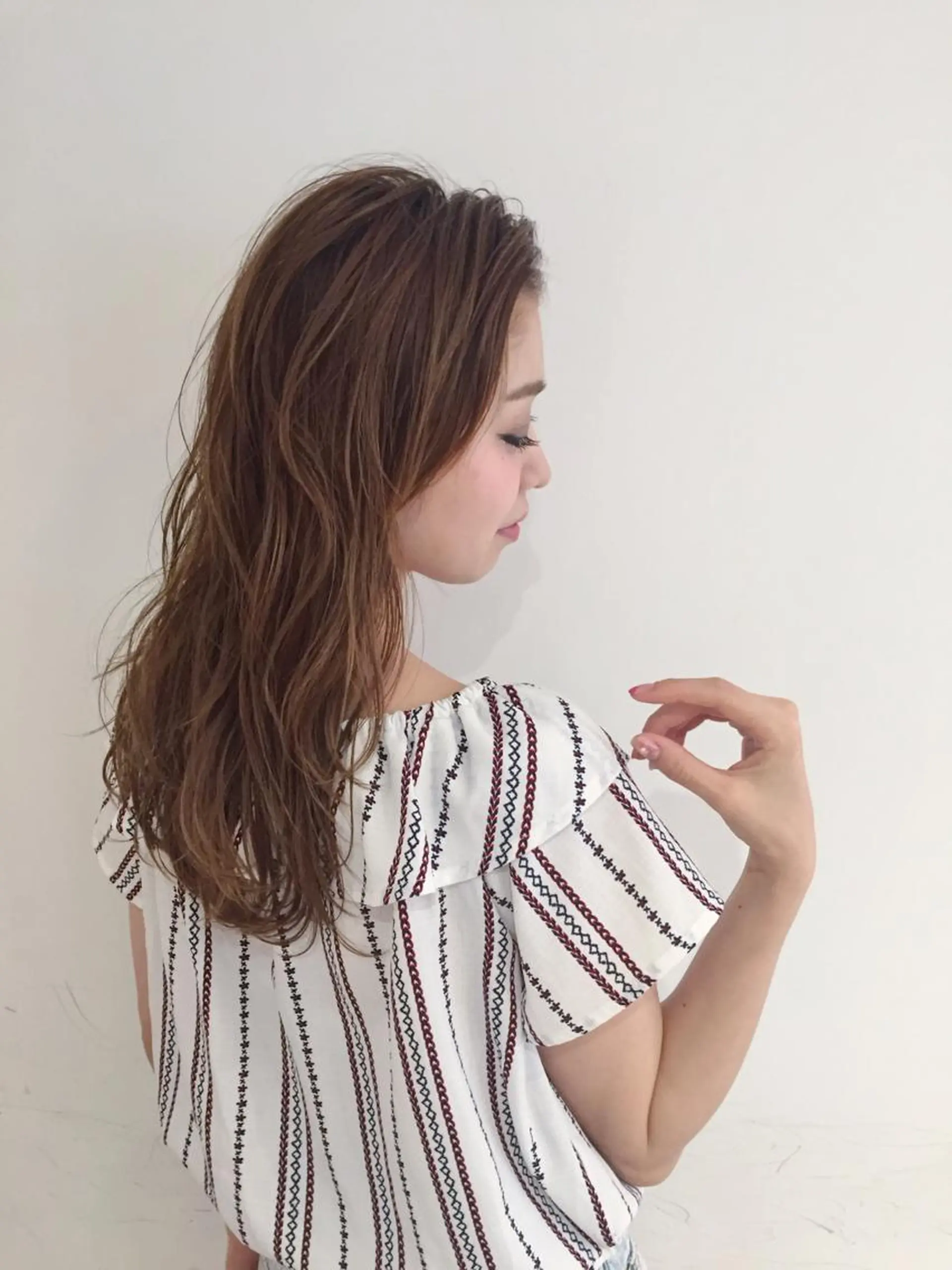 ロング ロング 佐藤 旭のヘアスタイル