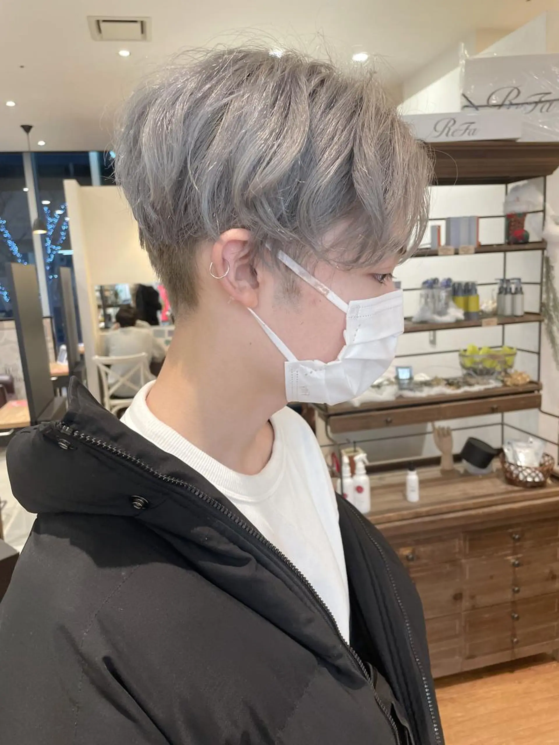 ショート カラー 髪質改善/ブリーチ 田代 龍我のヘアスタイル