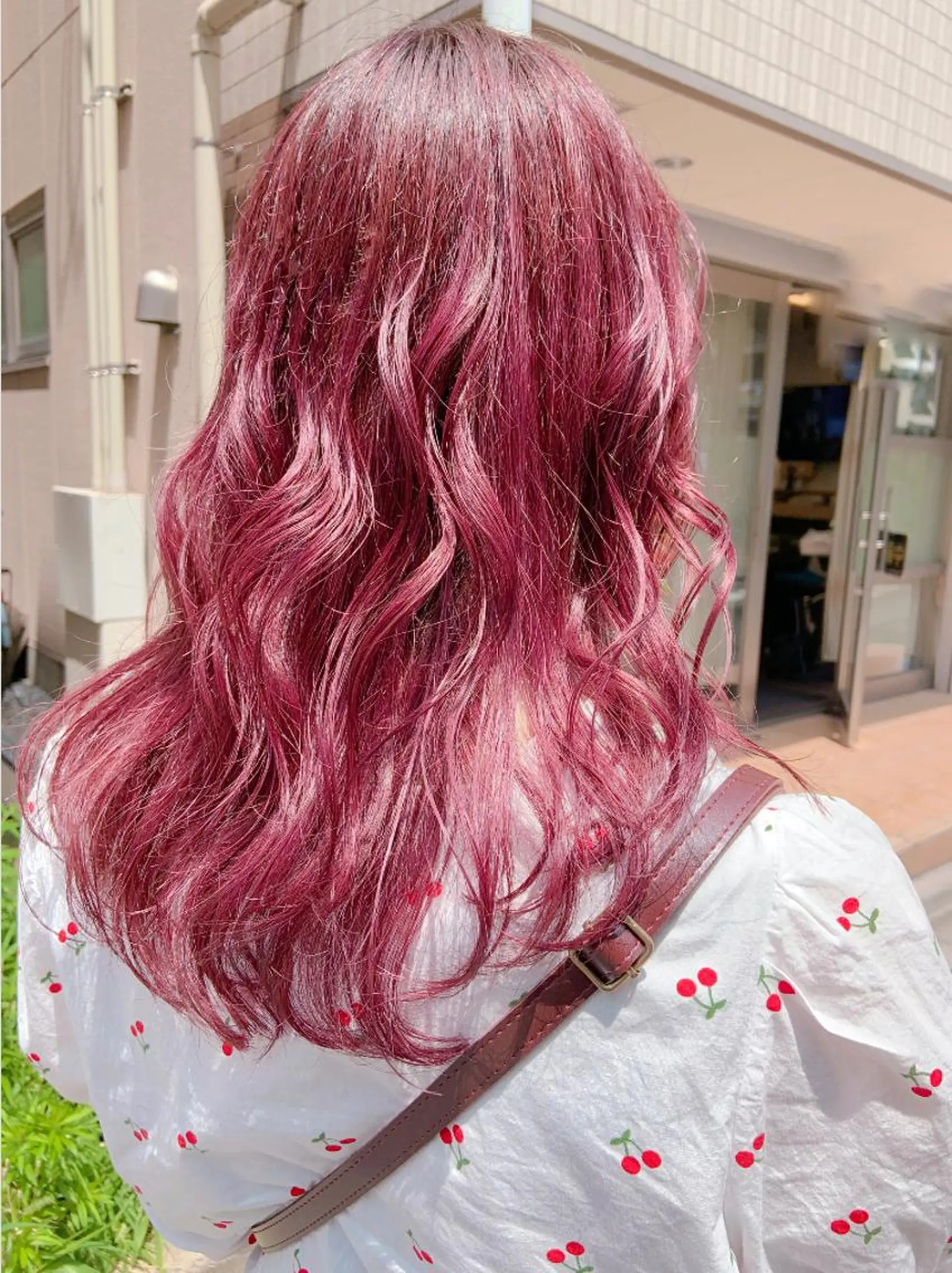 ロング カラー ヘアアレンジ ブリーチ イルミナカラー ピンクカラー ピンクパープル パープルカラー rita atelier 【リタ】所属・韓国hair🦋 Nanaのヘアスタイル