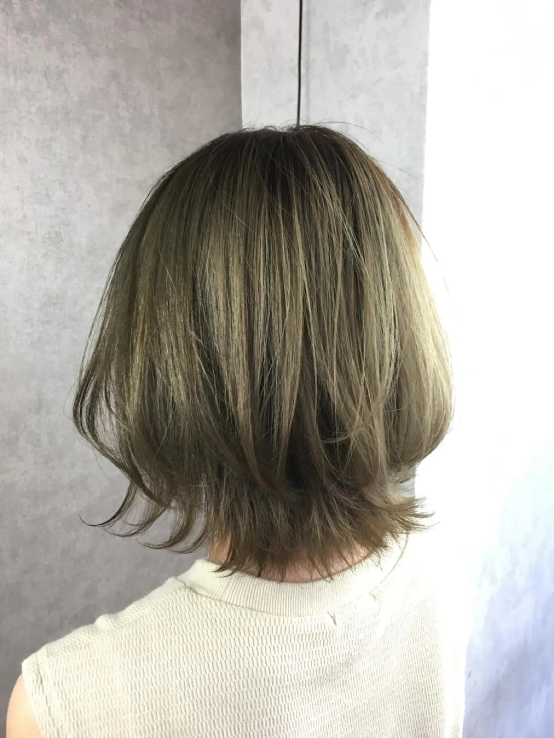 ミディアム カラー ツイストスパイラル パーマ🟡KYOUのヘアスタイル