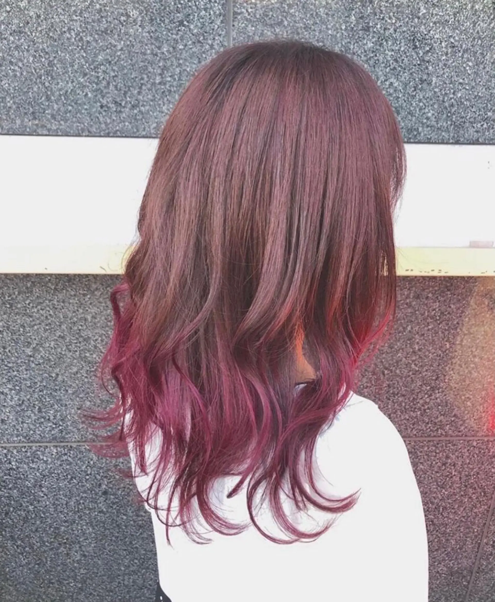 ロング カラー 韓国/インナーカラー 🍑YUI🍑のヘアスタイル