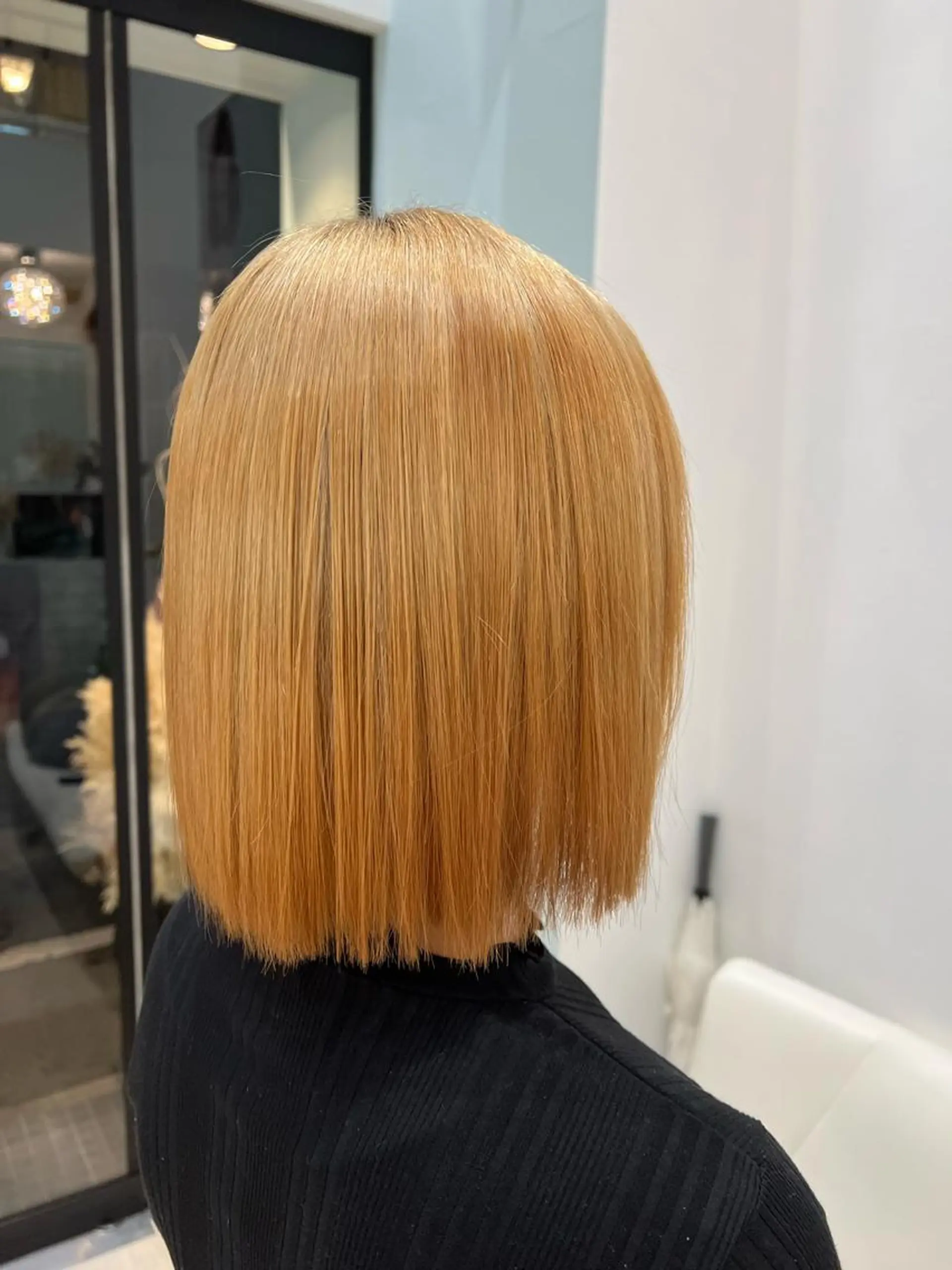 ミディアム パーマ 縮毛矯正 堀井 凌平のヘアスタイル