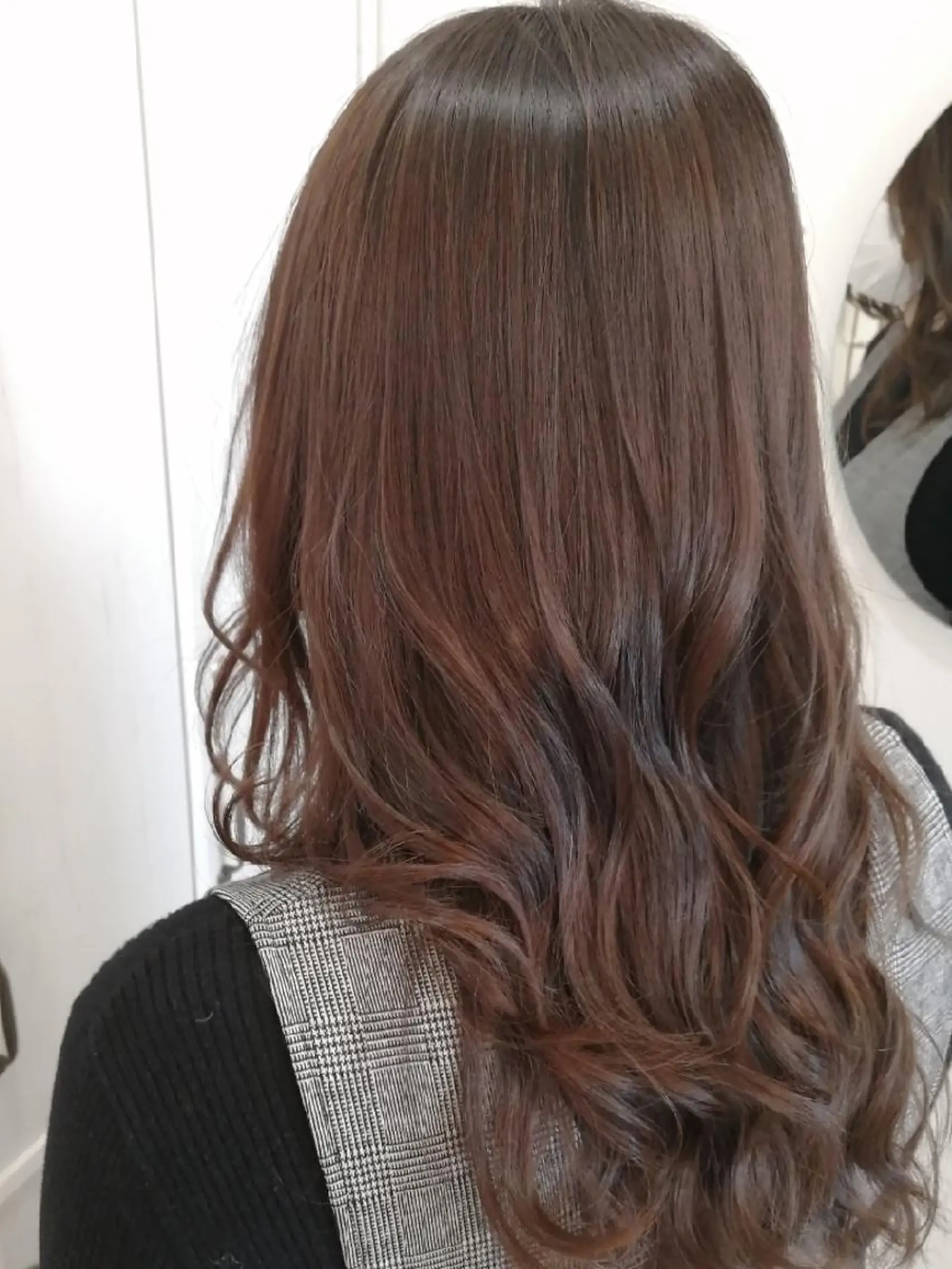 セミロング カラー ヘアカラー トリートメント ✨METEO導入店✨ 髪質改善×縮毛矯正のヘアスタイル