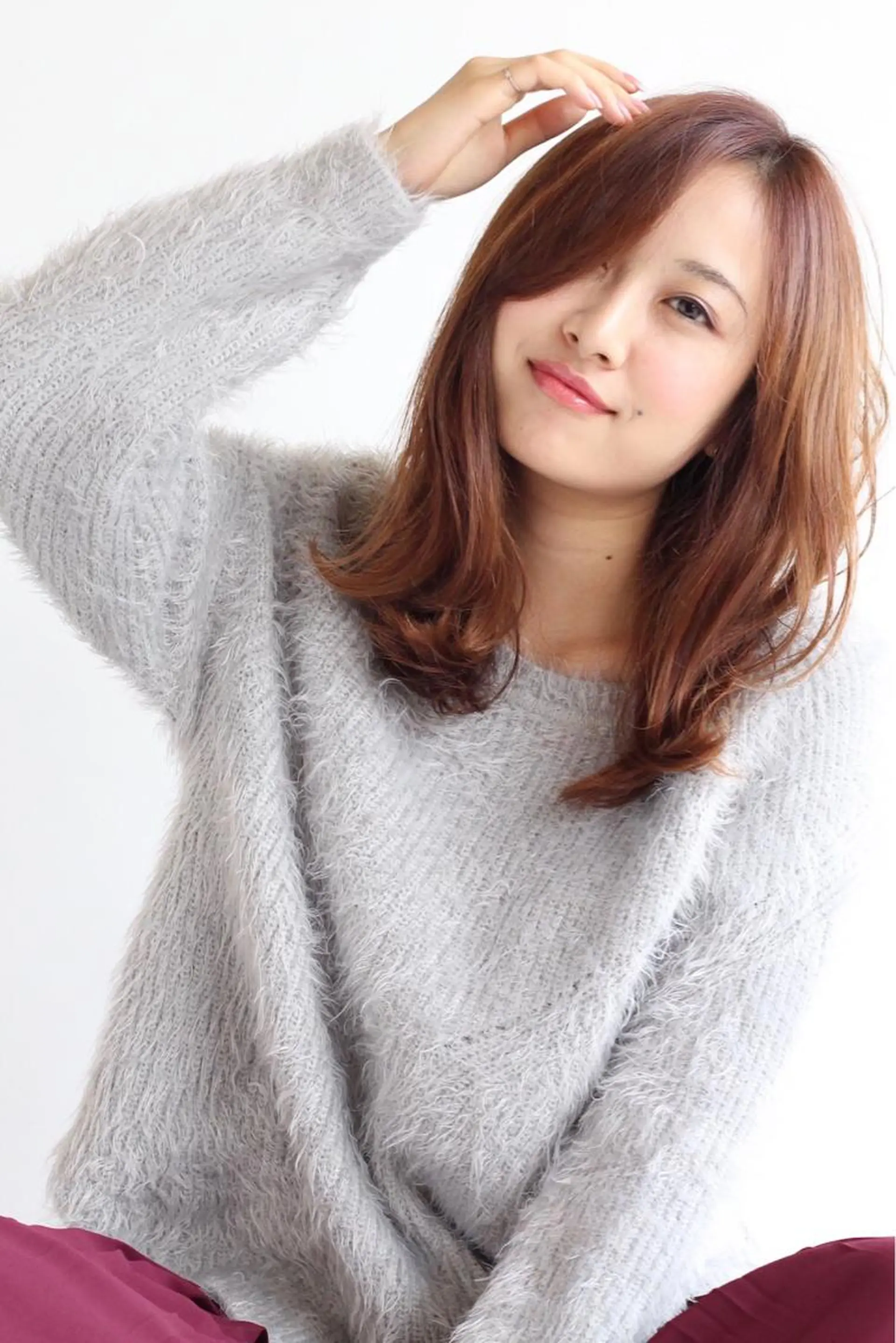ミディアム Lond labのヘアスタイル
