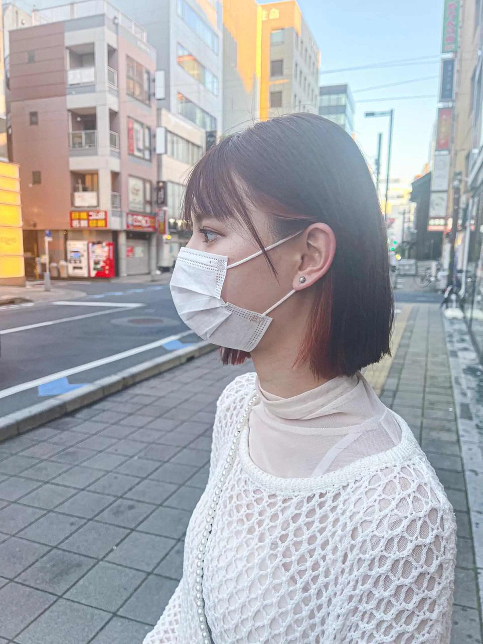 ミディアム 🌈モテ色 村上のぶきのヘアスタイル