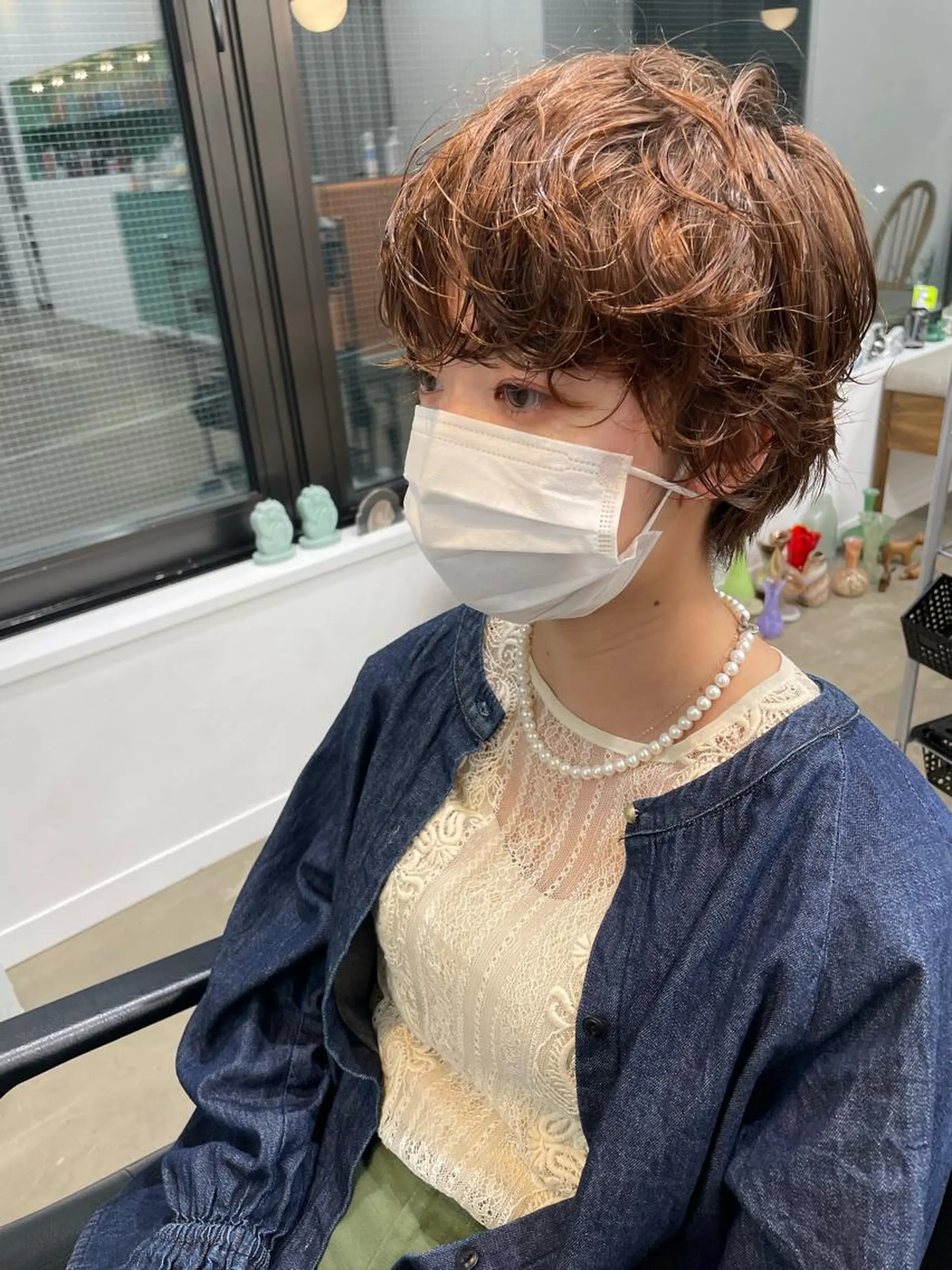 ショート パーマ pole所属・【pole】 minaのヘアスタイル