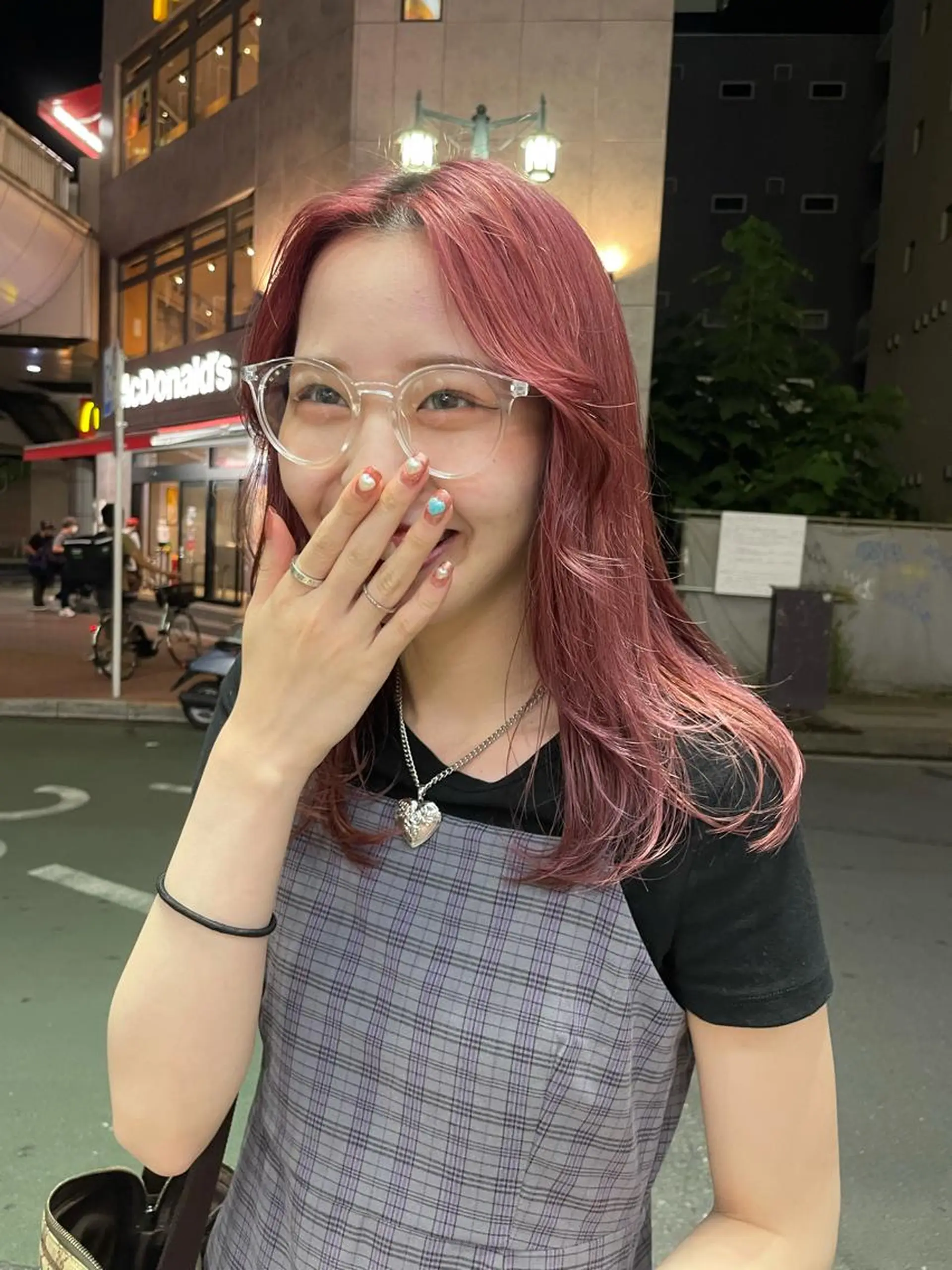 セミロング 個性派ネイル 🌼 ハルカ ♡のマツエク・マツパデザイン