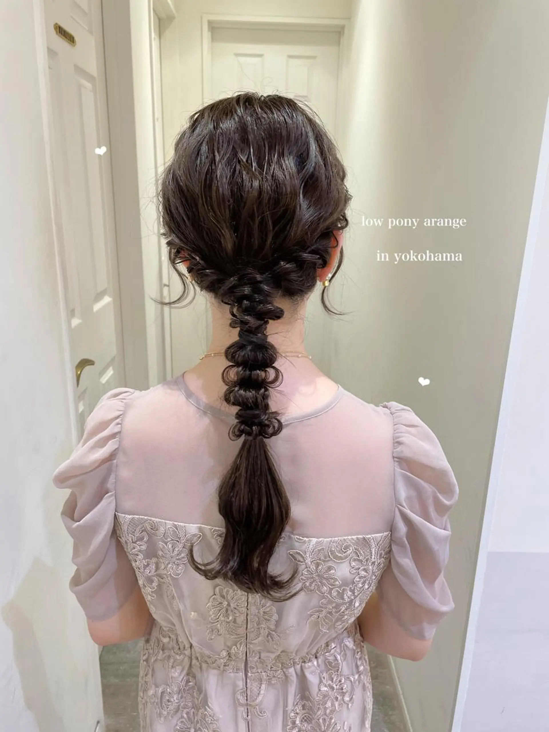 セミロング ヘアアレンジ エクステ/ハイトーン 🐏☁️miminaのヘアスタイル