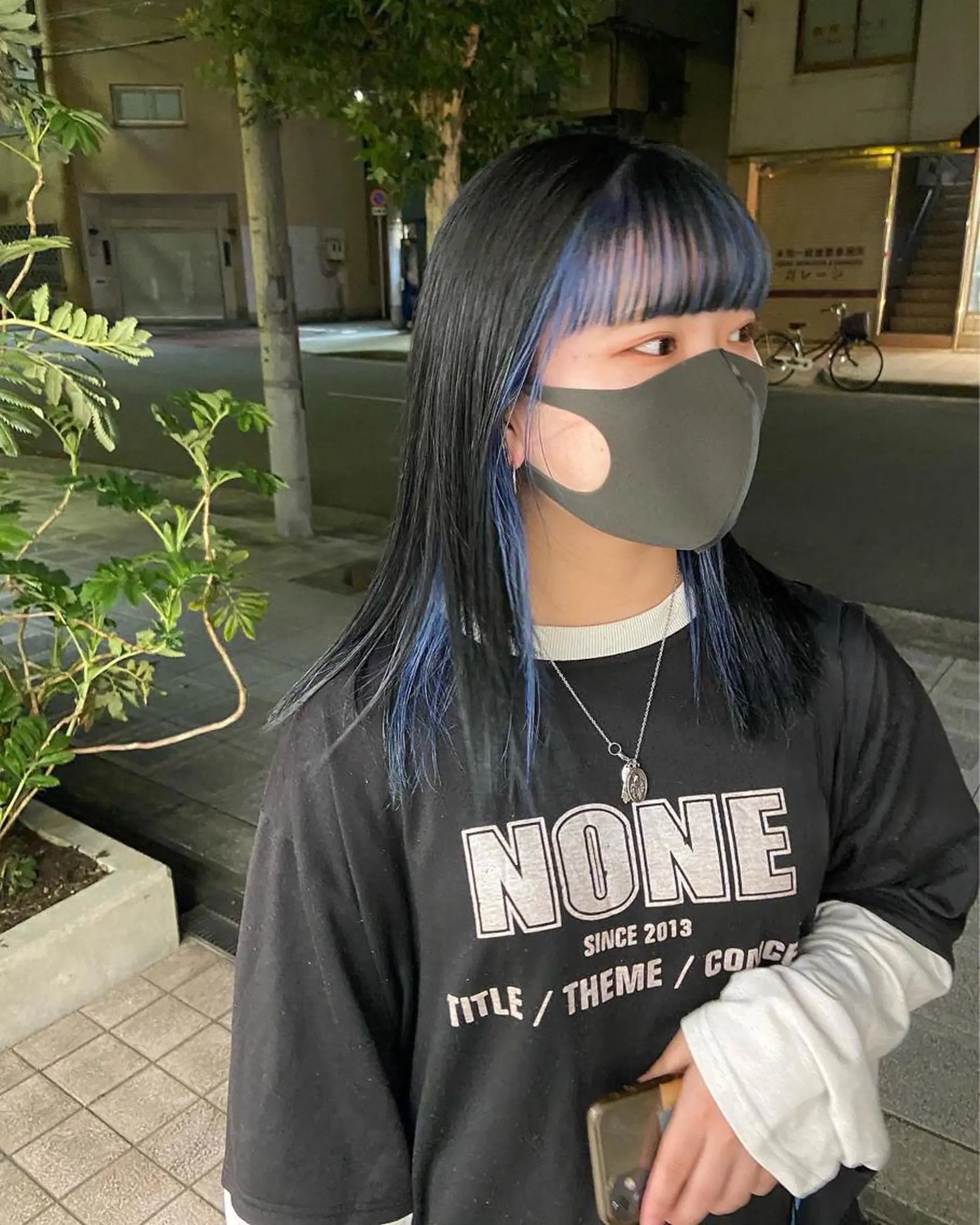 セミロング カラー ヘアカラー yuna/ボブカット /ハイトーンカラーのヘアスタイル