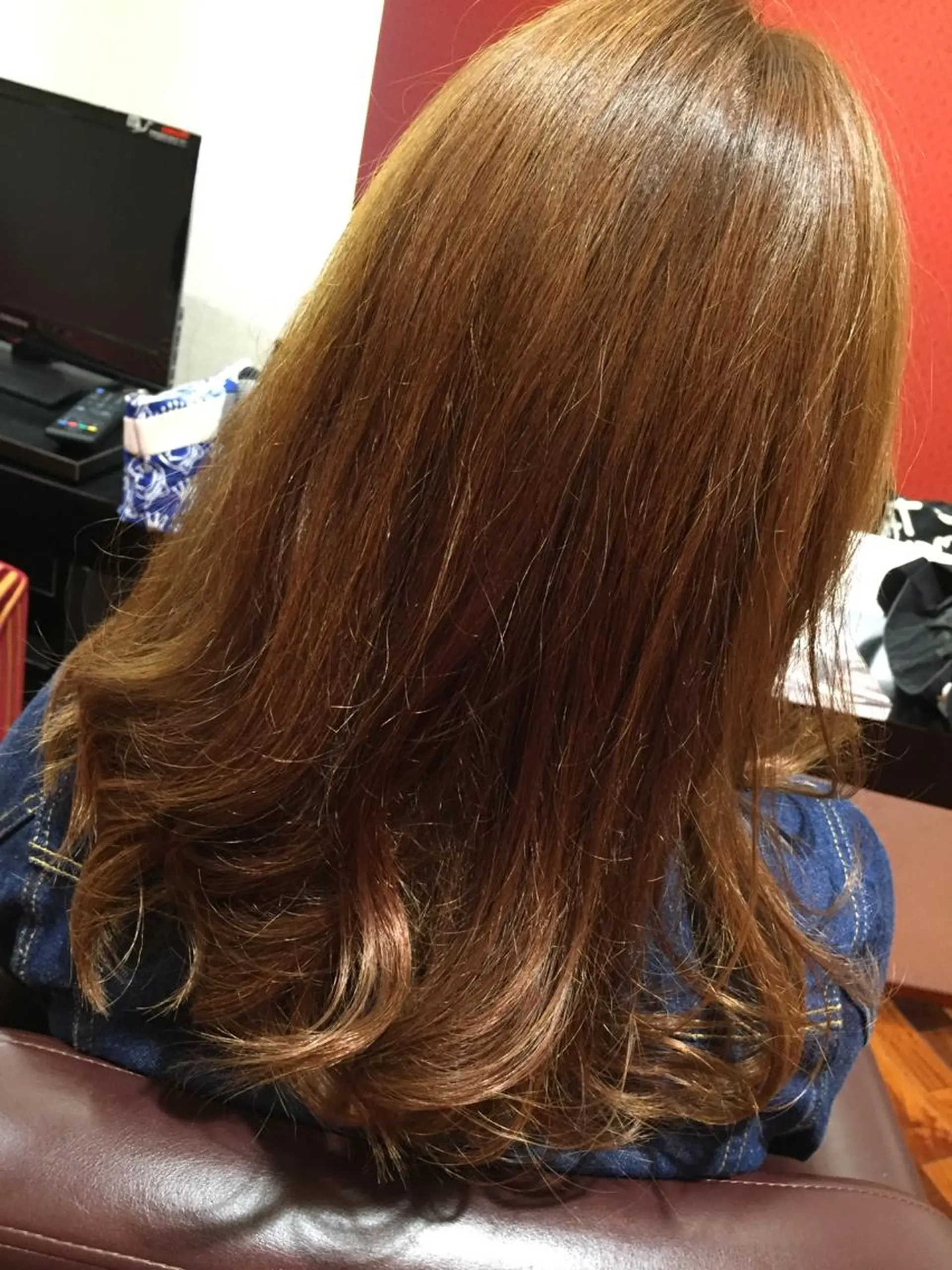 ミディアム カラー カット パーマ Earth岩槻店 YAGIのヘアスタイル