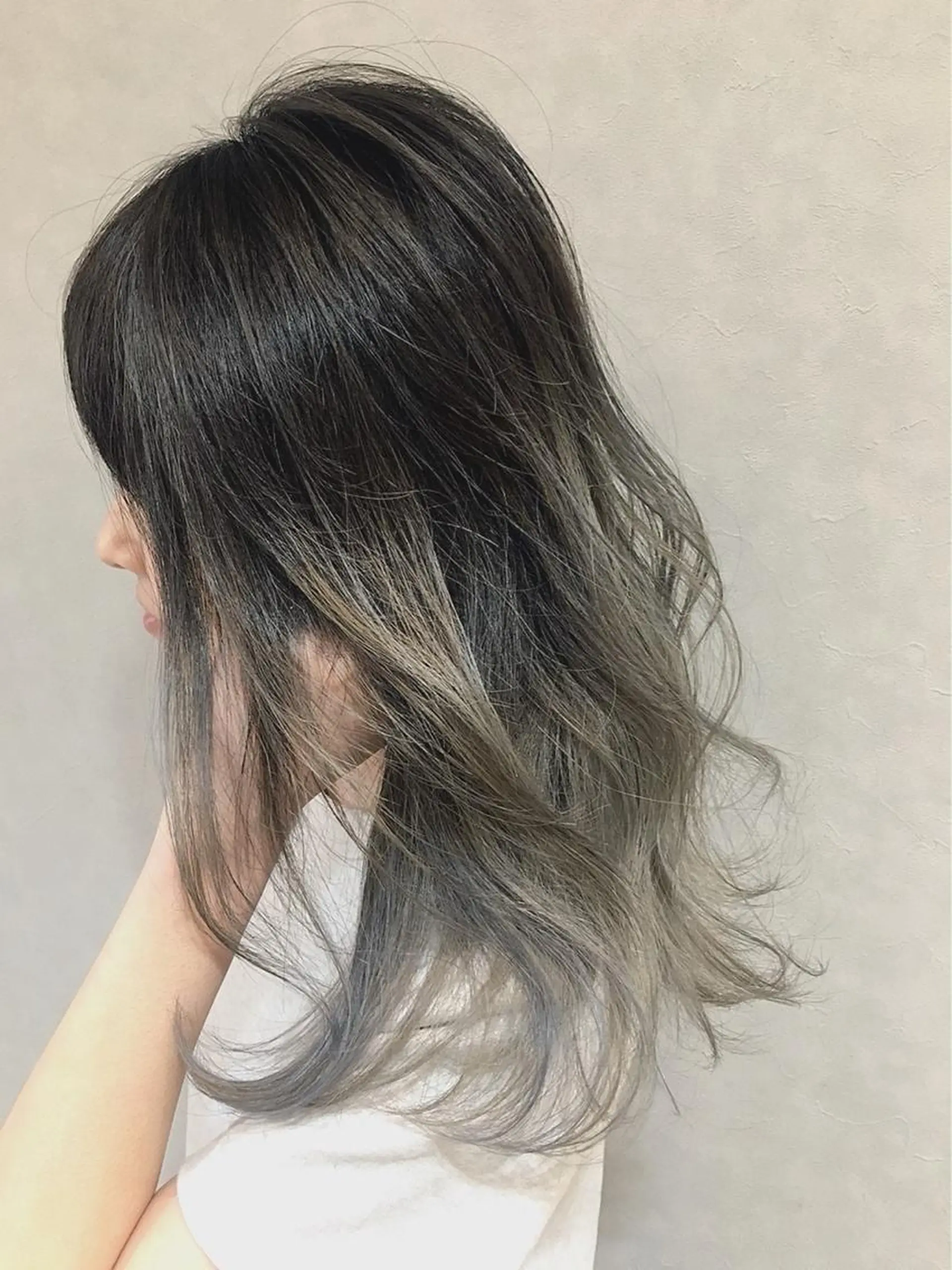 セミロング カラー nubes所属・🌟高田 聖菜🌟のヘアスタイル