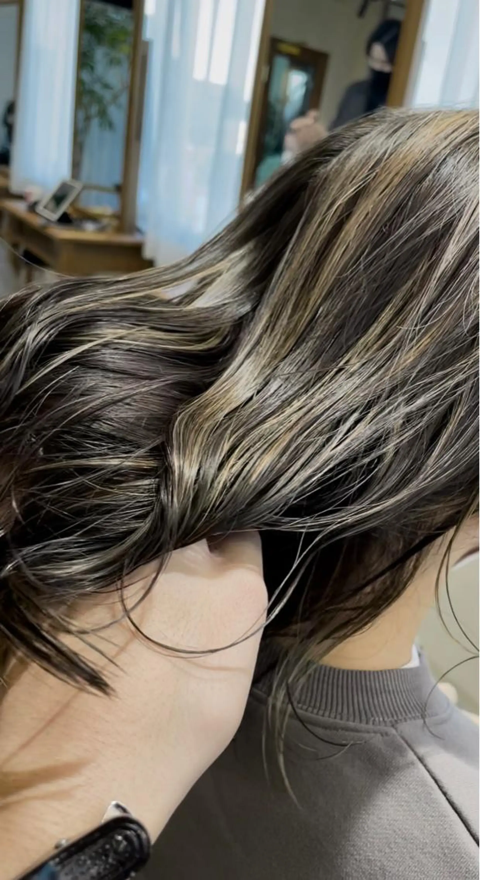 セミロング カット ヘアカラー トリートメント PaRtage 大宮 East所属・日比崚介🍀 おくれげ小顔カットのヘアスタイル