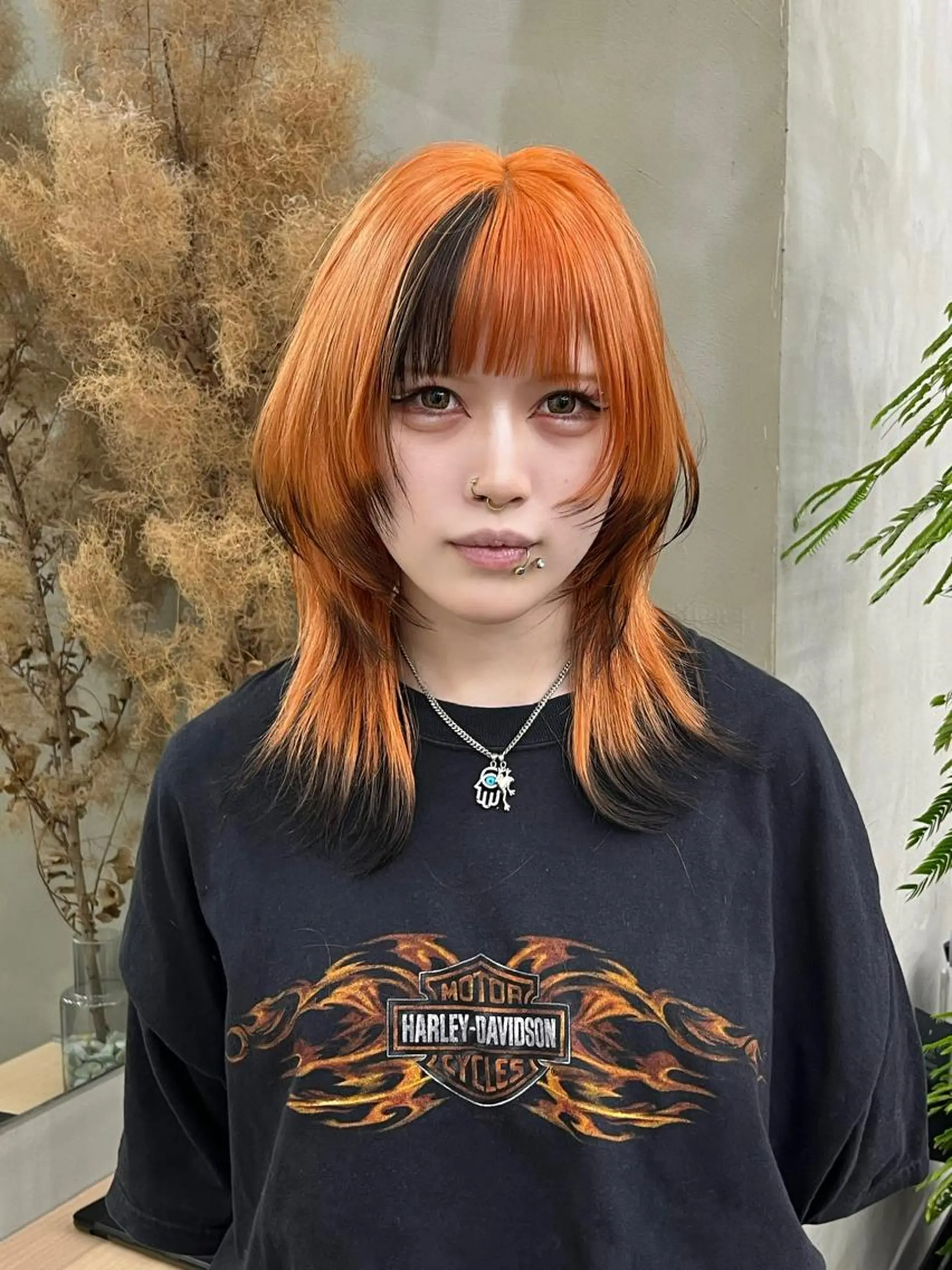 セミロング カット ヘアカラー ウルフ/レイヤー ⚡️ITSUKU⚡️のヘアスタイル