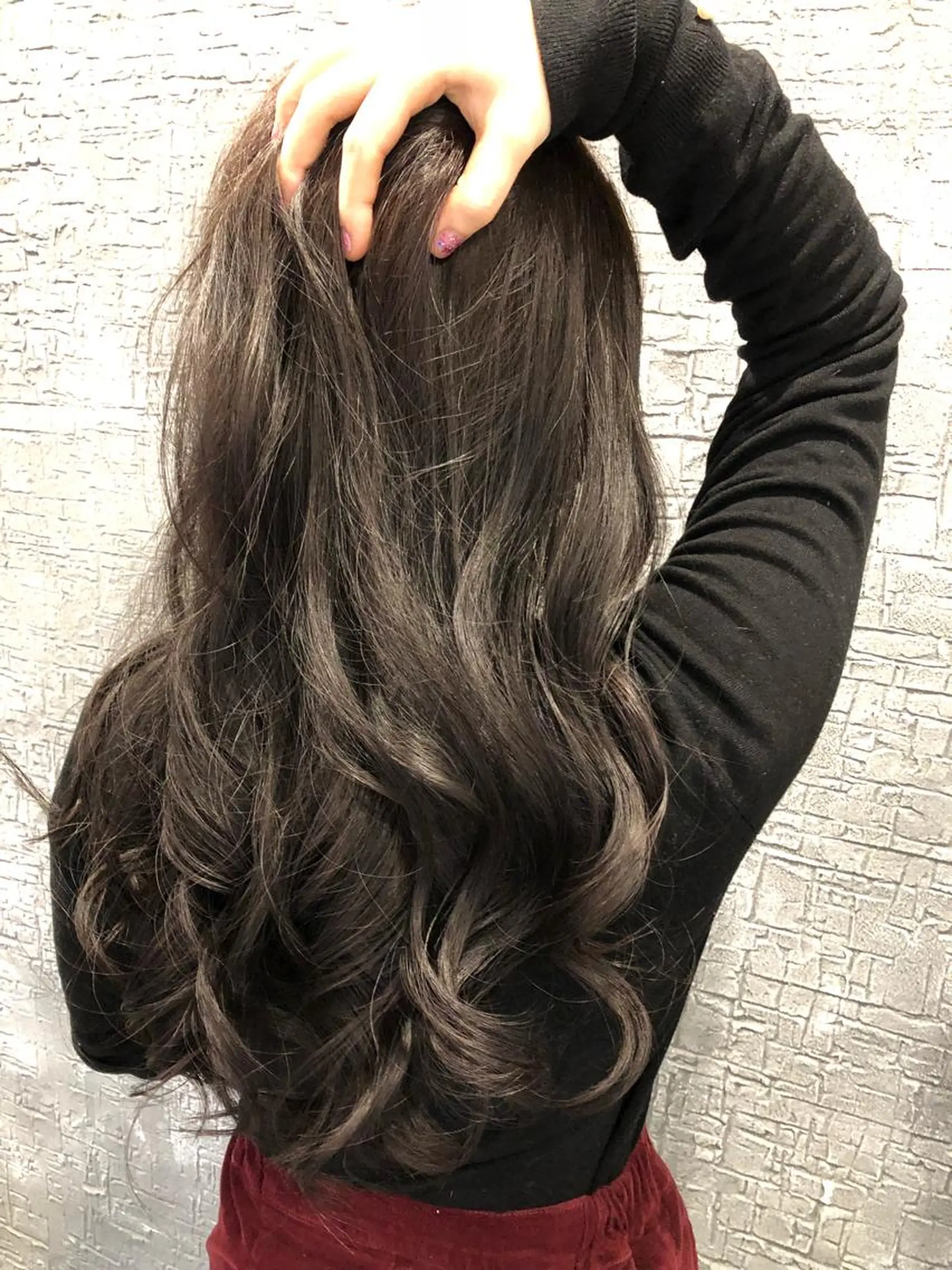 ロング カット ヘアカラー トリートメント 川野 賢のヘアスタイル