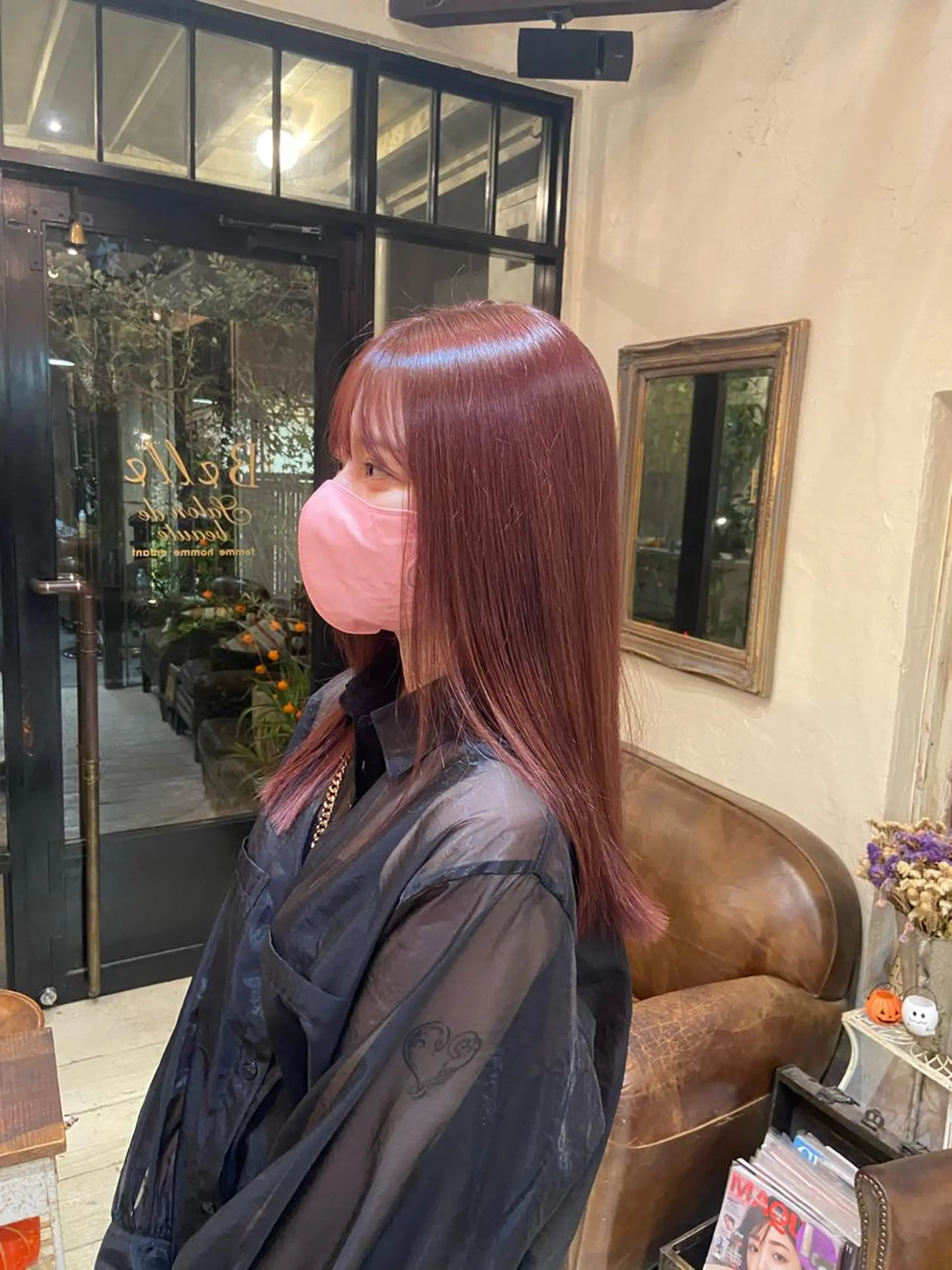 カラー ブリーチ ブリーチなしカラー ダメージレス美容師 🌱水島侑理のヘアスタイル