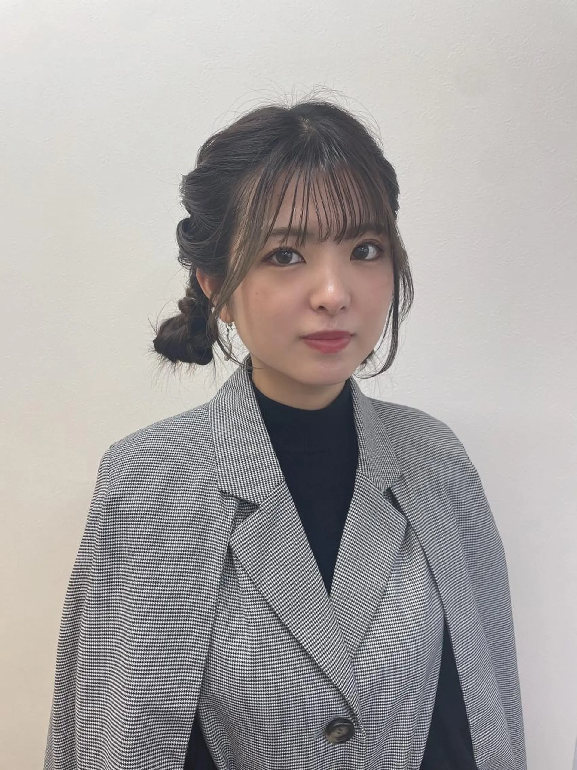 ヘアアレンジ お団子ヘア Hana ♡ marshu梅田のヘアスタイル