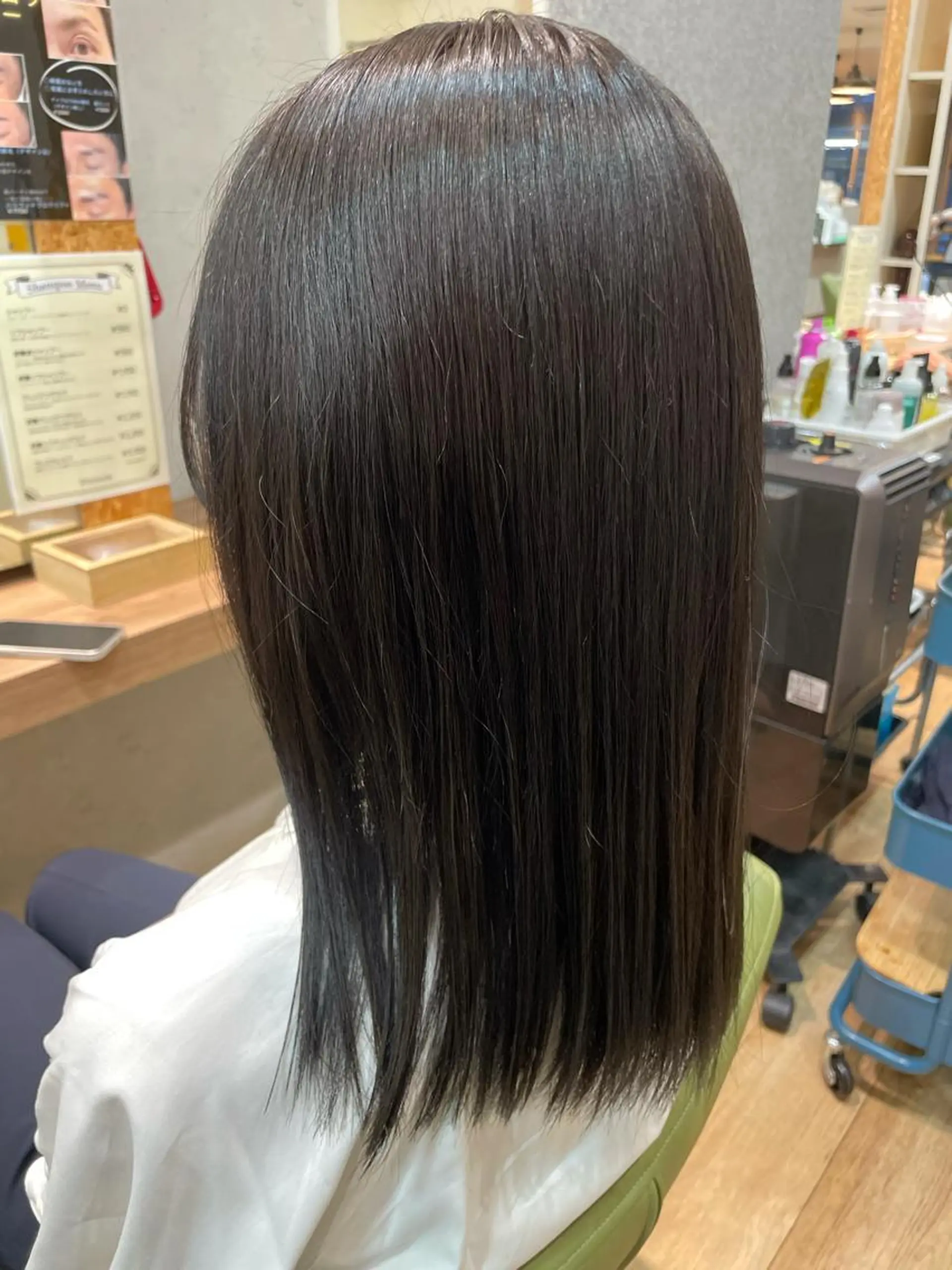 セミロング カラー 透明感カラー 髪質改善/Bloss om🌷高橋沙衣のヘアスタイル