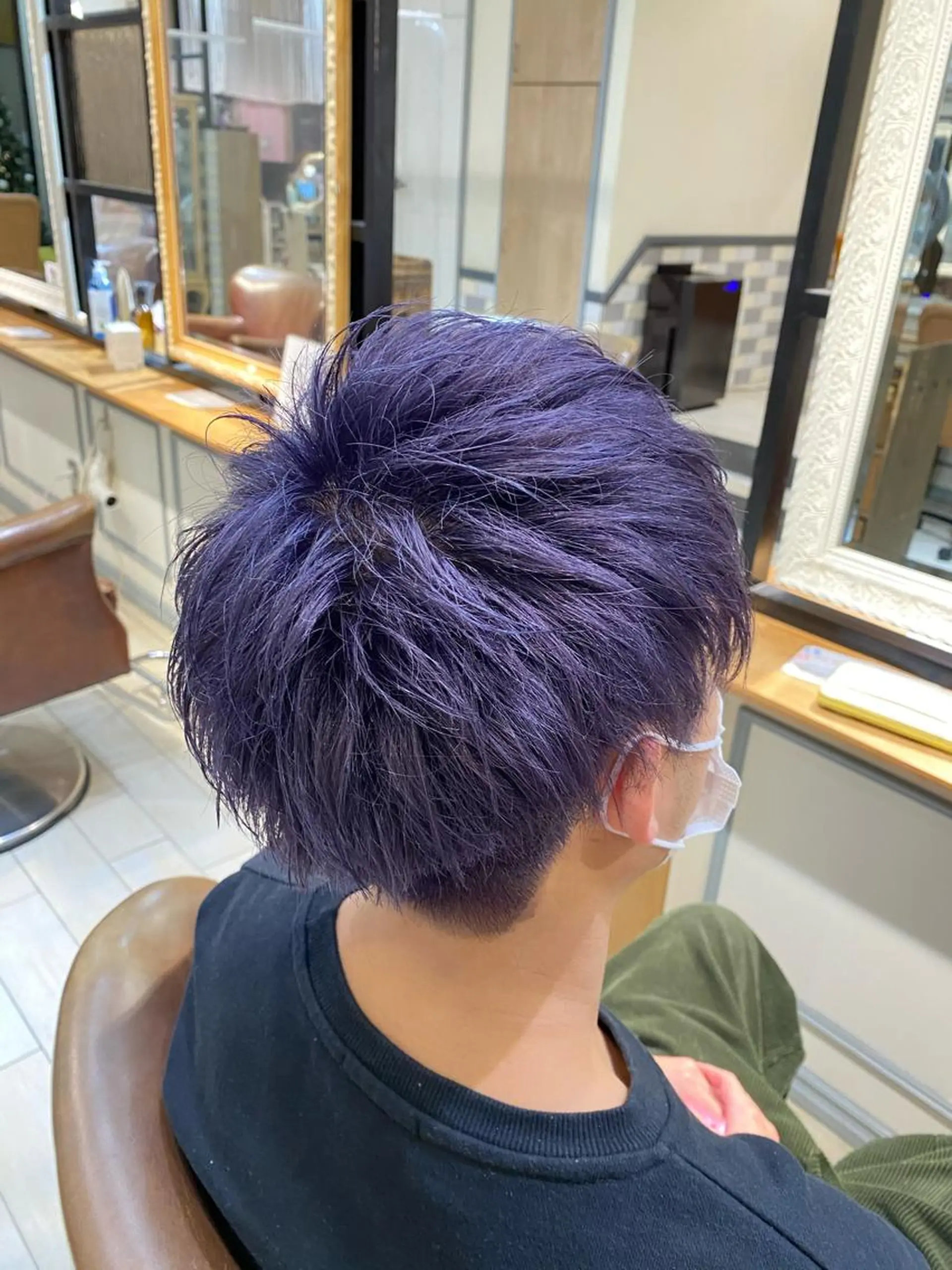 ショート カラー メンズ メンズ特化 ナカネ カツヤのヘアスタイル