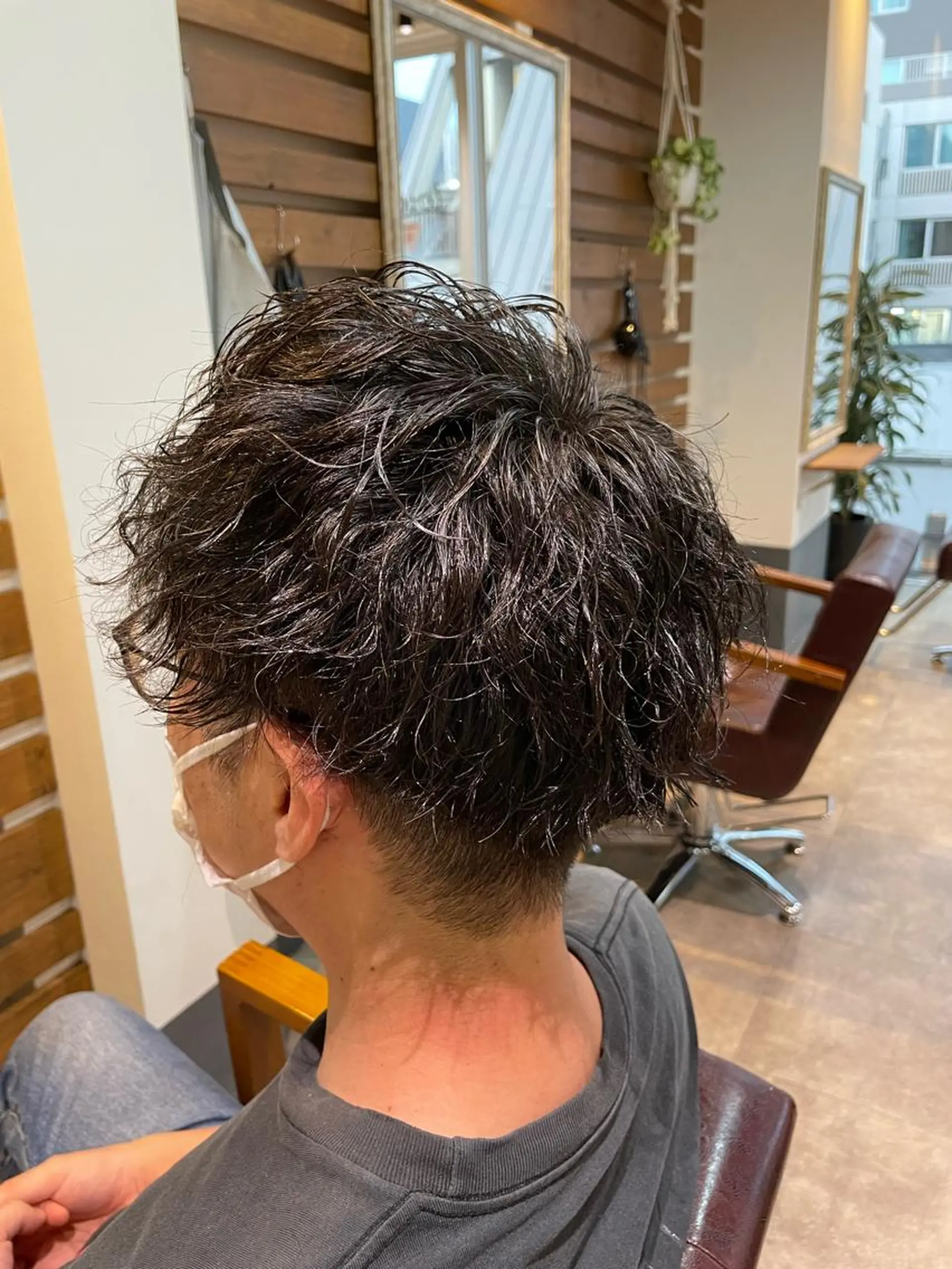 パーマ メンズ マッシュ カット パーマ 三井淳平 /メンズパーマのヘアスタイル