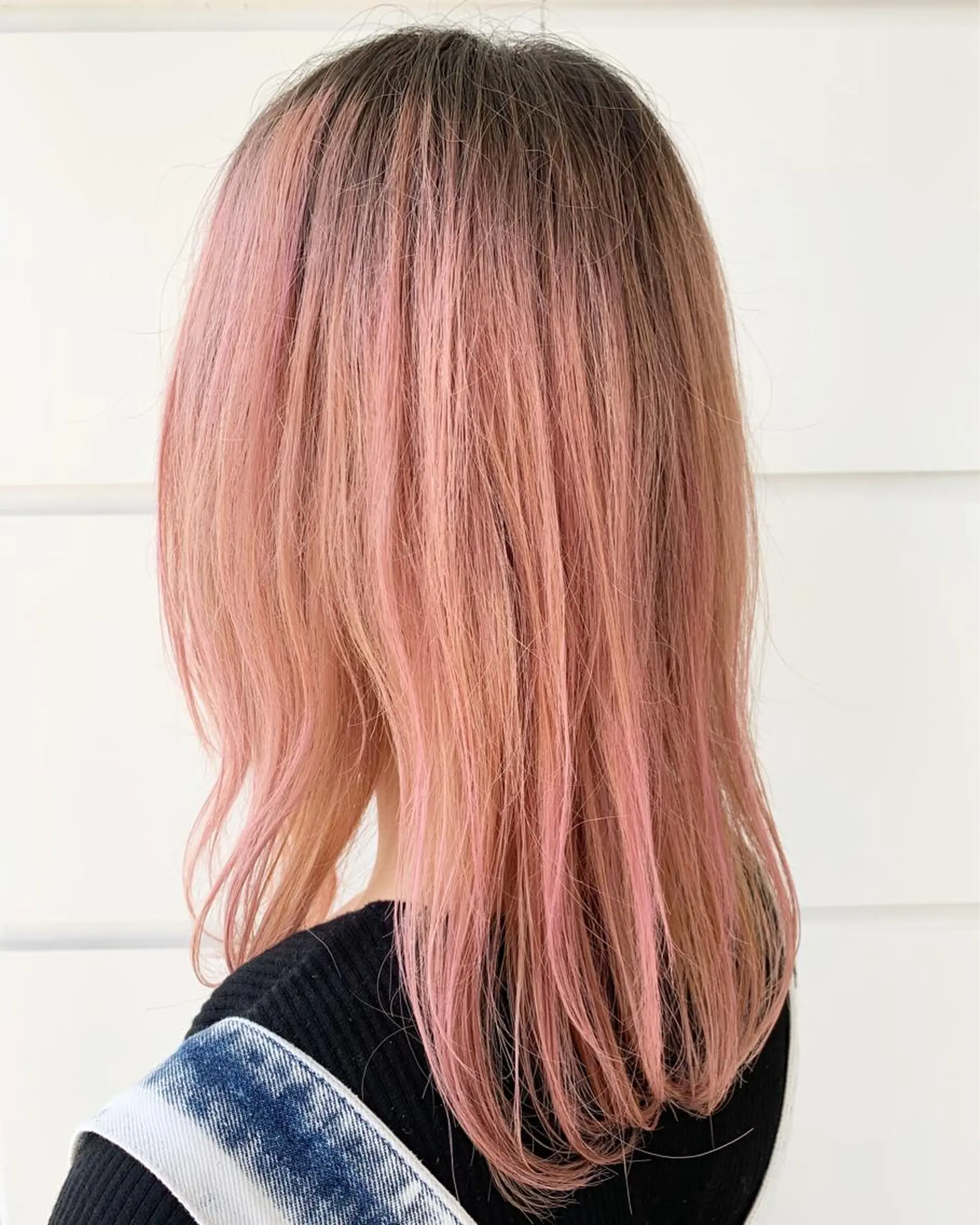 ミディアム カラー ハッシュカット/四条 烏丸/寺本弘樹のヘアスタイル