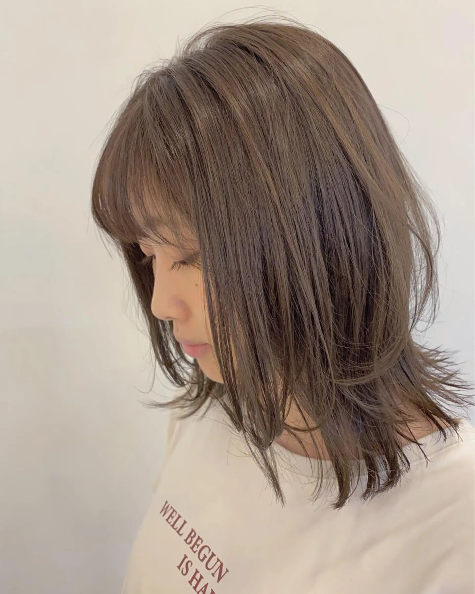 セミロング ୨୧柔らかいカラー nozomi ୨୧のヘアスタイル