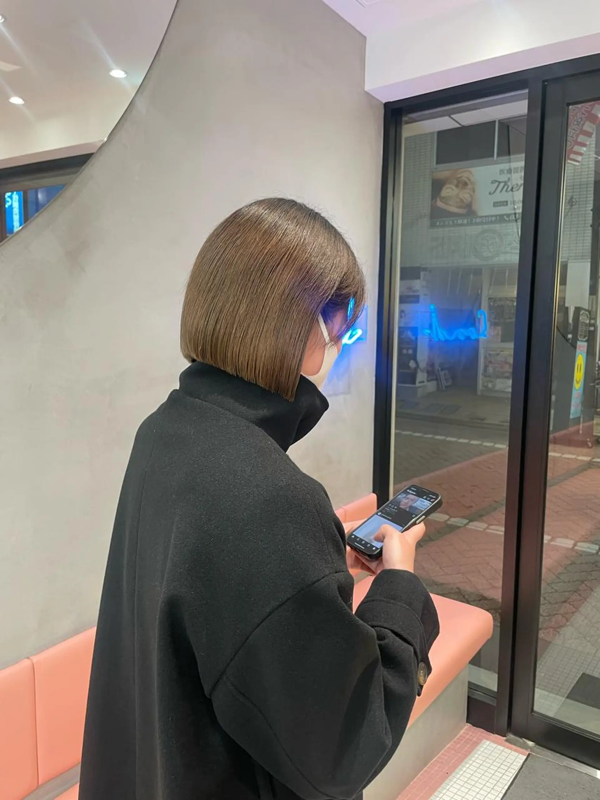 ショート Misaki /ボブ/縮毛矯正のヘアスタイル