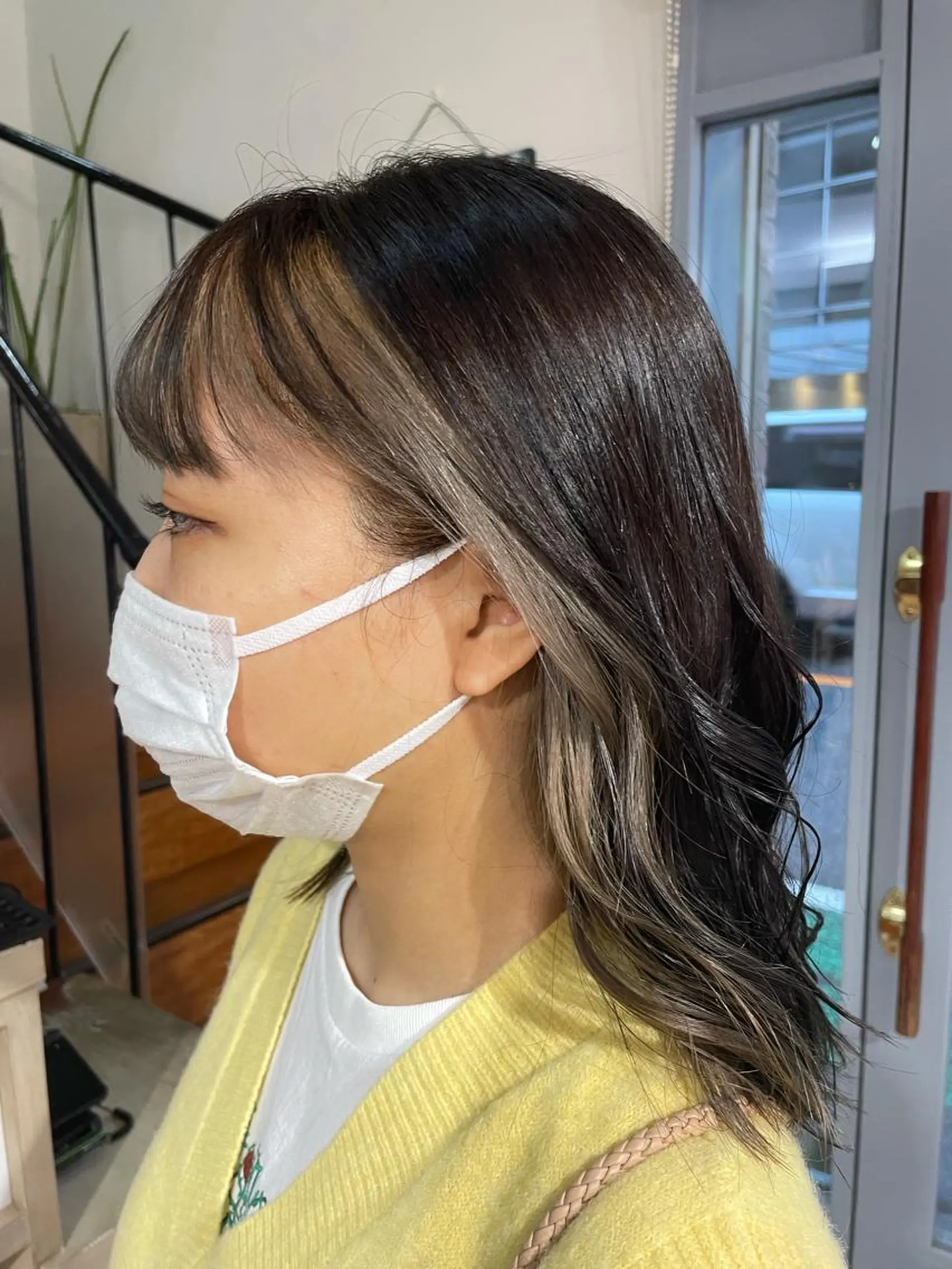 ミディアム カラー パーマ 美髪矯正/ハイトーン 🪸🩰ヒナコのヘアスタイル