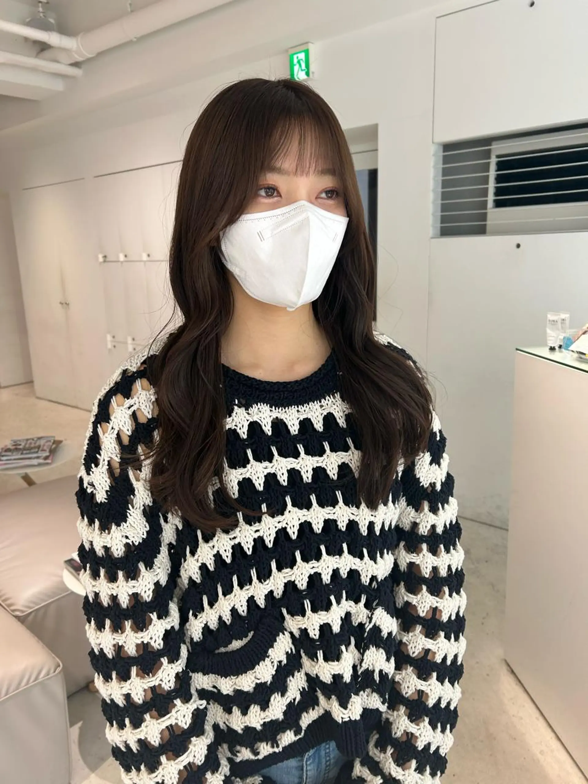 ロング カラー カット ヘアカラー トリートメント 透明感カラー🫧 nanohaのヘアスタイル