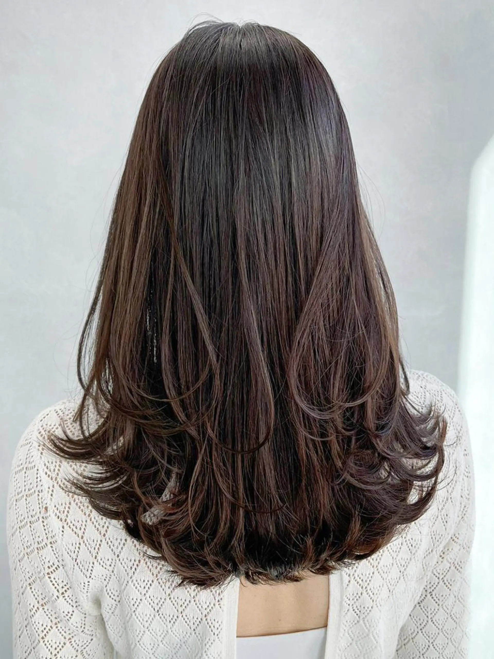 セミロング カラー パーマ ヘアアレンジ レイヤーカット カット ヘアカラー トリートメント ITbyALBUM 浦和店のヘアスタイル