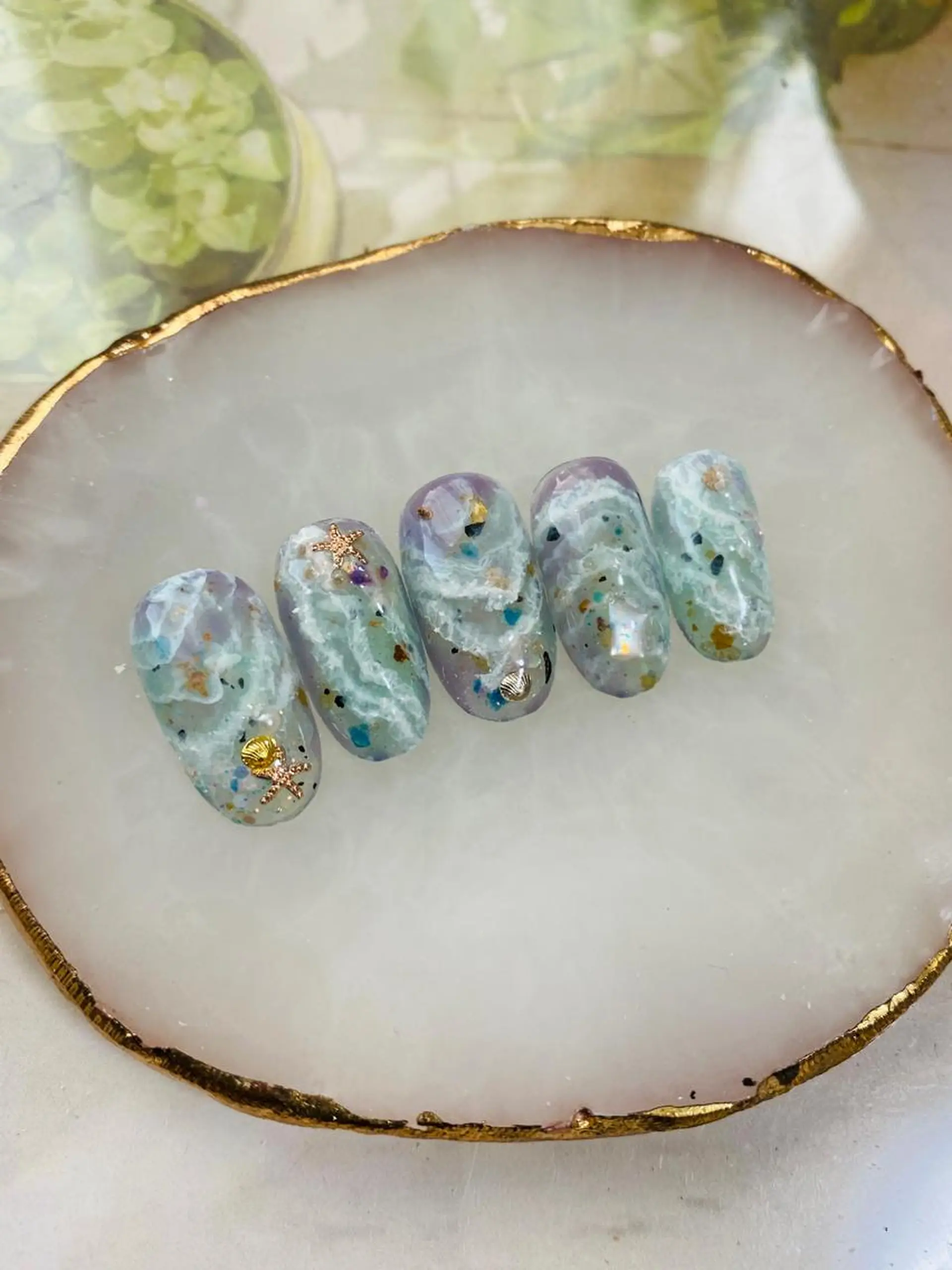 ネイル グラデーション 自宅ネイルサロン ♦️nuance♦️のネイルデザイン