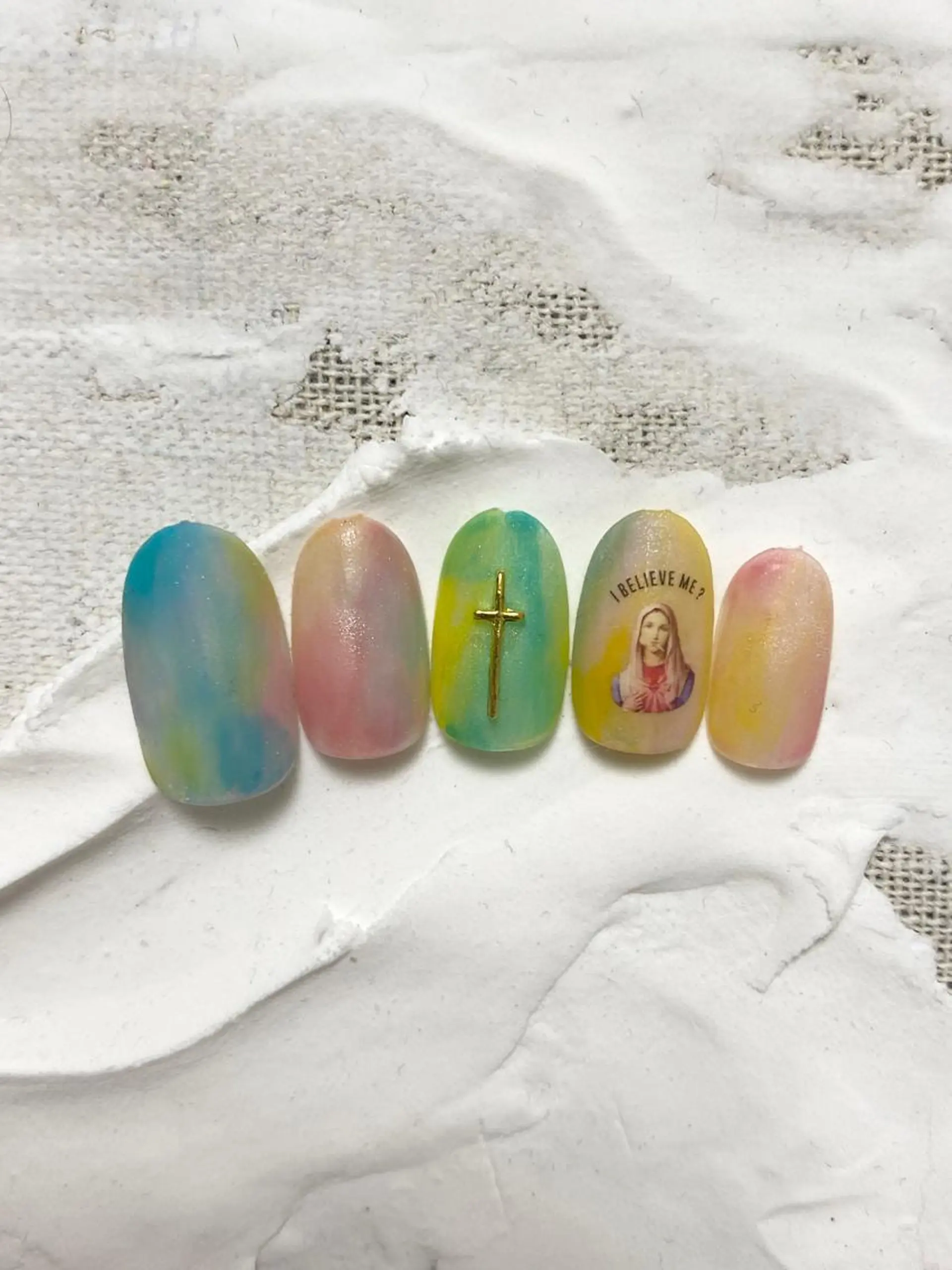 ネイル マグネットネイル ハンドネイル mellow mのネイルデザイン