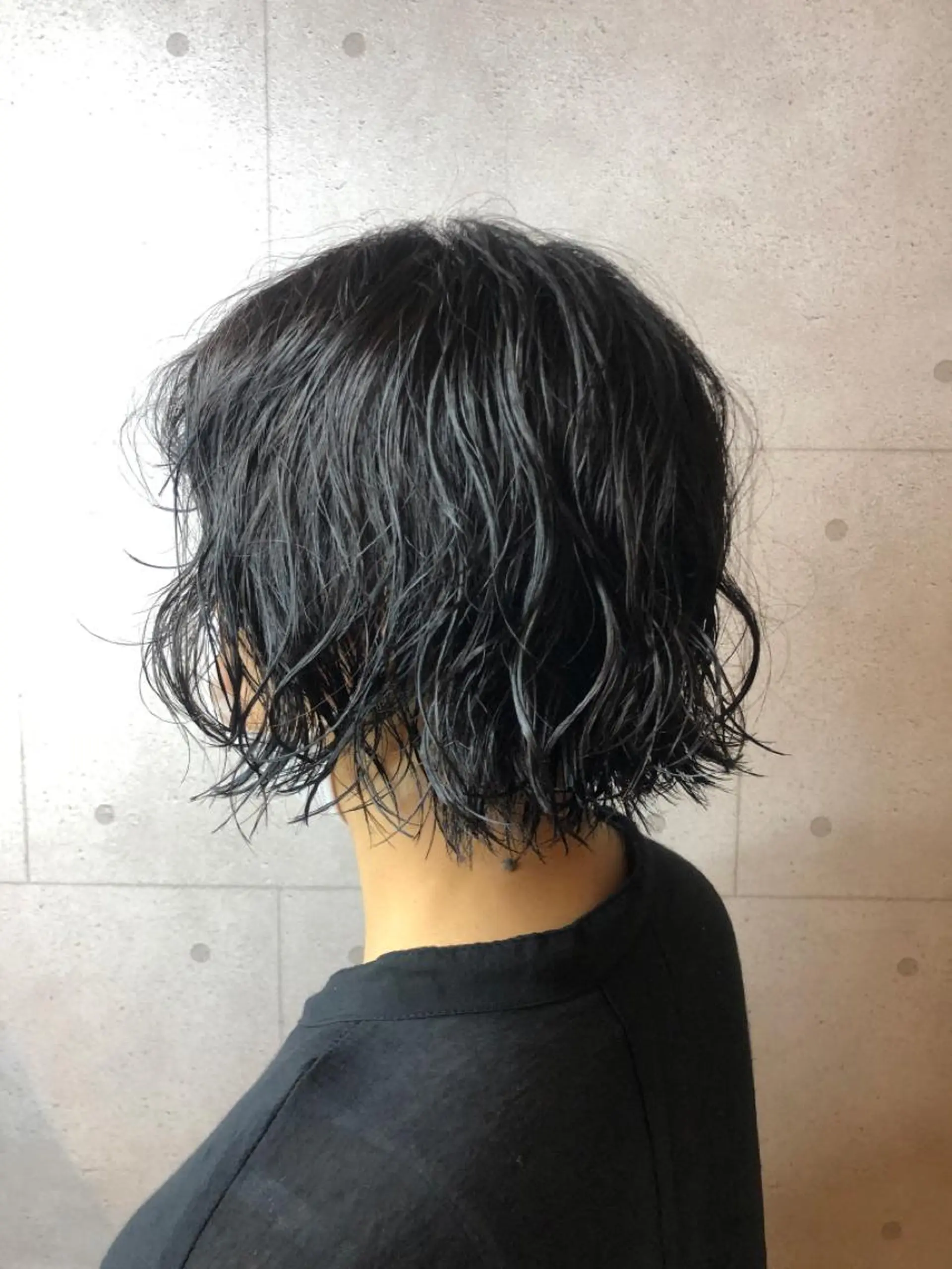 ショート パーマ さかい なつみのヘアスタイル