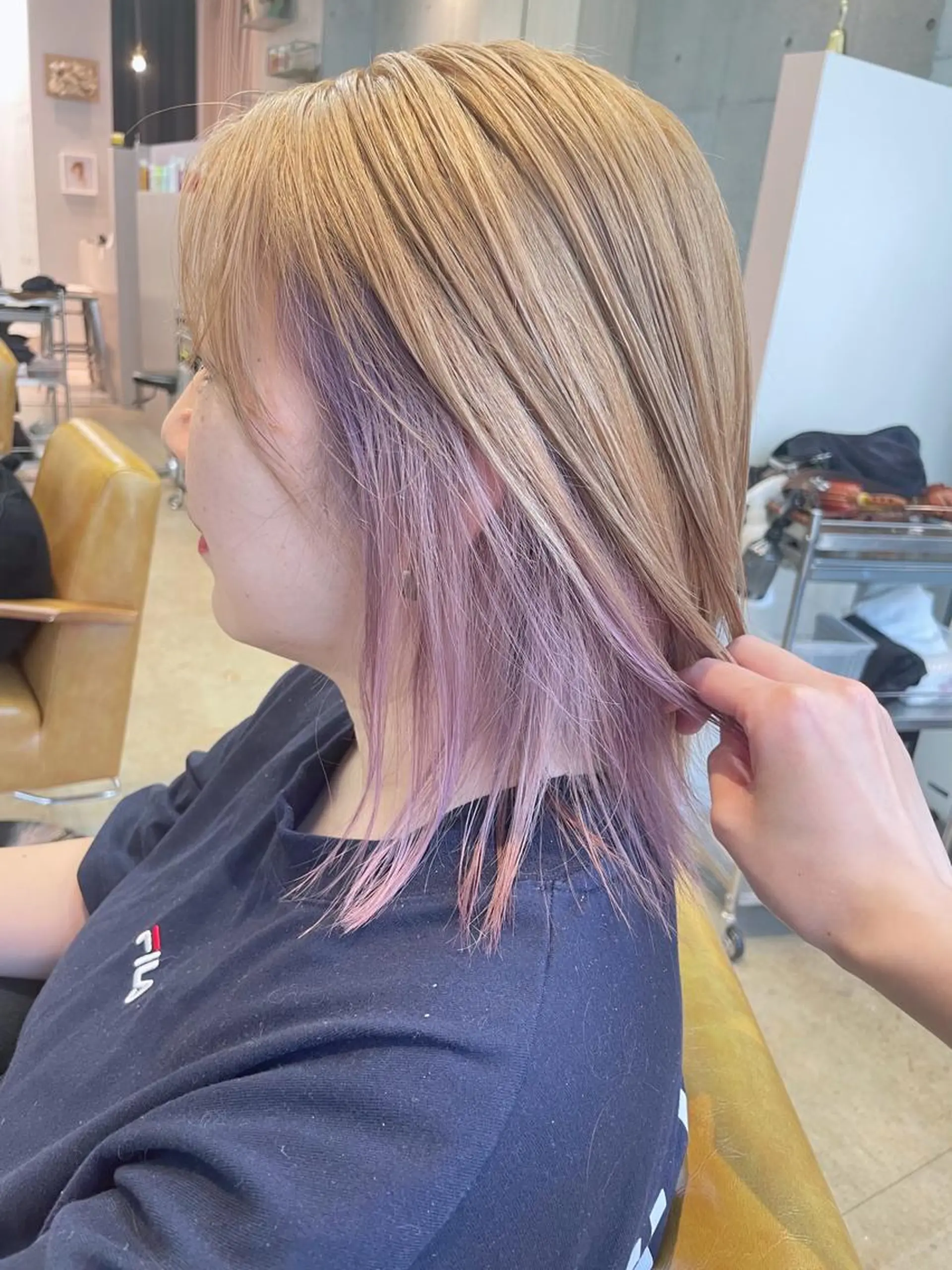 ミディアム カット ヘアカラー 【髪質改善✨】 sanaのヘアスタイル