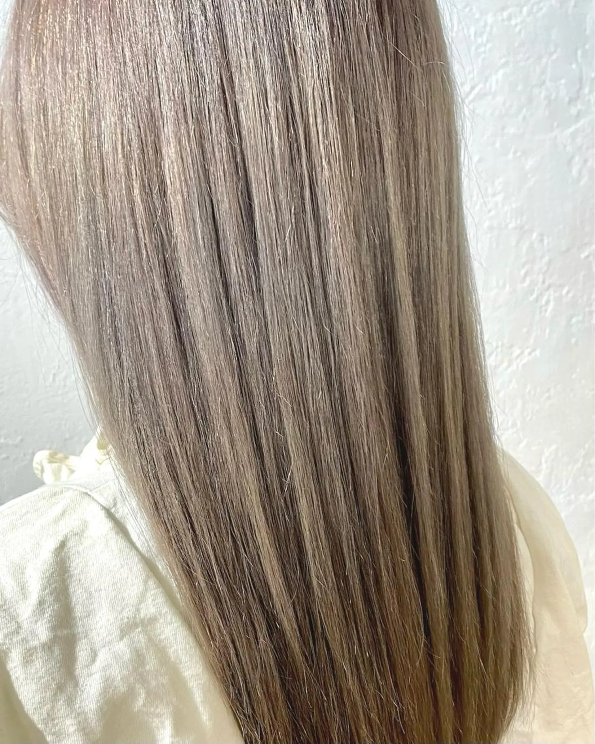 ロング 縮毛矯正 千 田のヘアスタイル