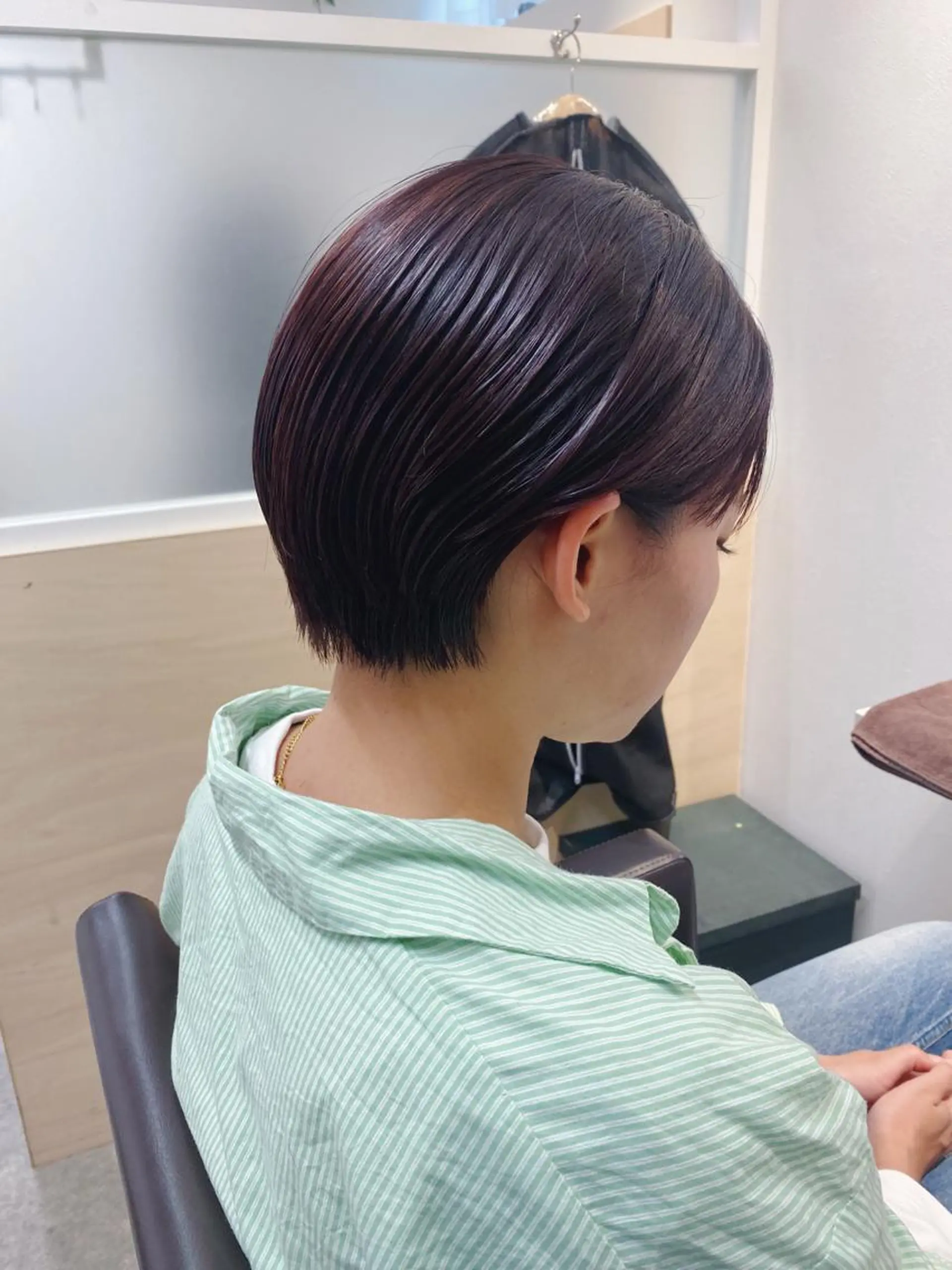 ショート カラー カット ヘアカラー トリートメント IVORY.所属・🟩白髪ぼかし/ボブ /ショートヘア/大司のヘアスタイル