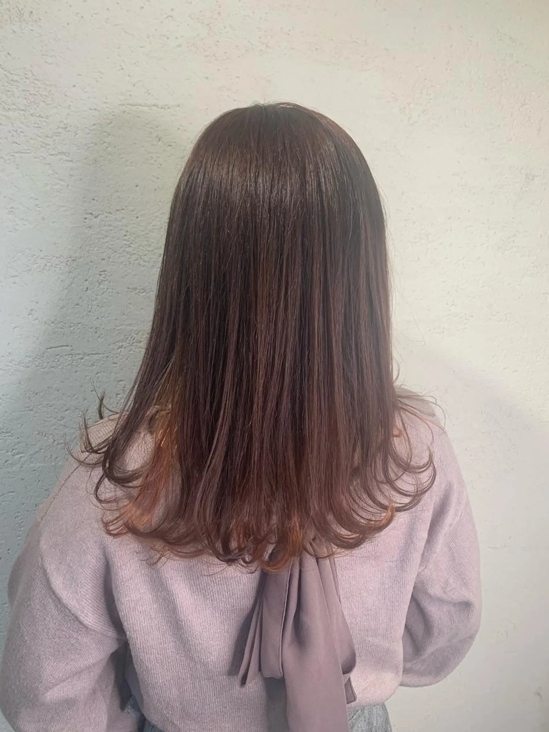 セミロング カラー 池袋/透明感カラー 🎀Yuri🎀のヘアスタイル