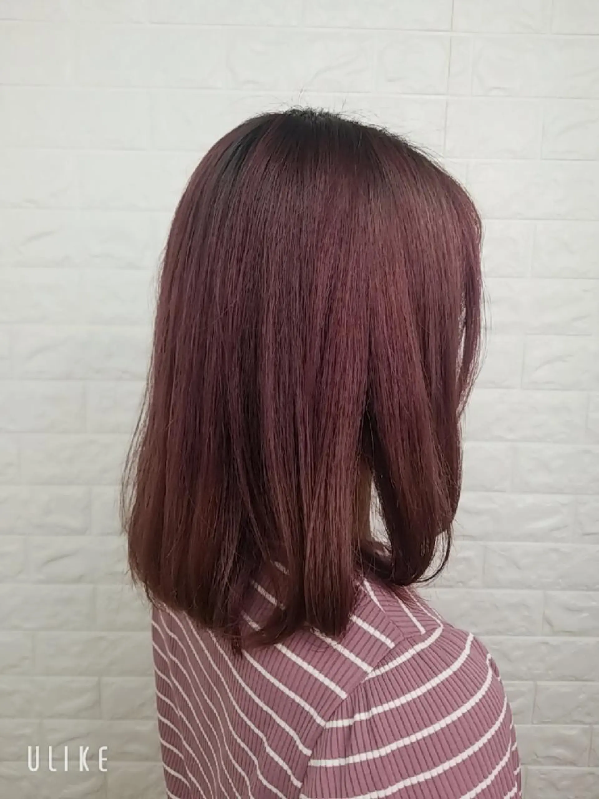 ミディアム カット ヘアカラー トリートメント 高口 雅のヘアスタイル