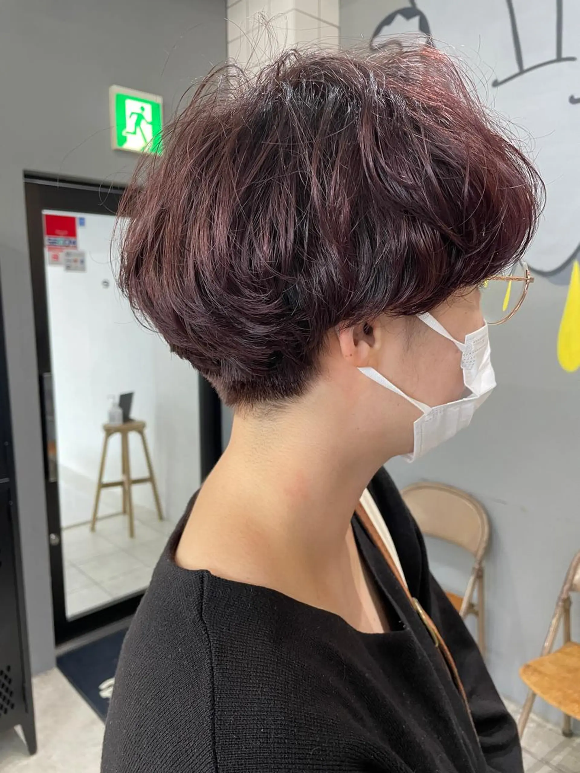 ショート カラー メンズ専門サロン wokeのヘアスタイル