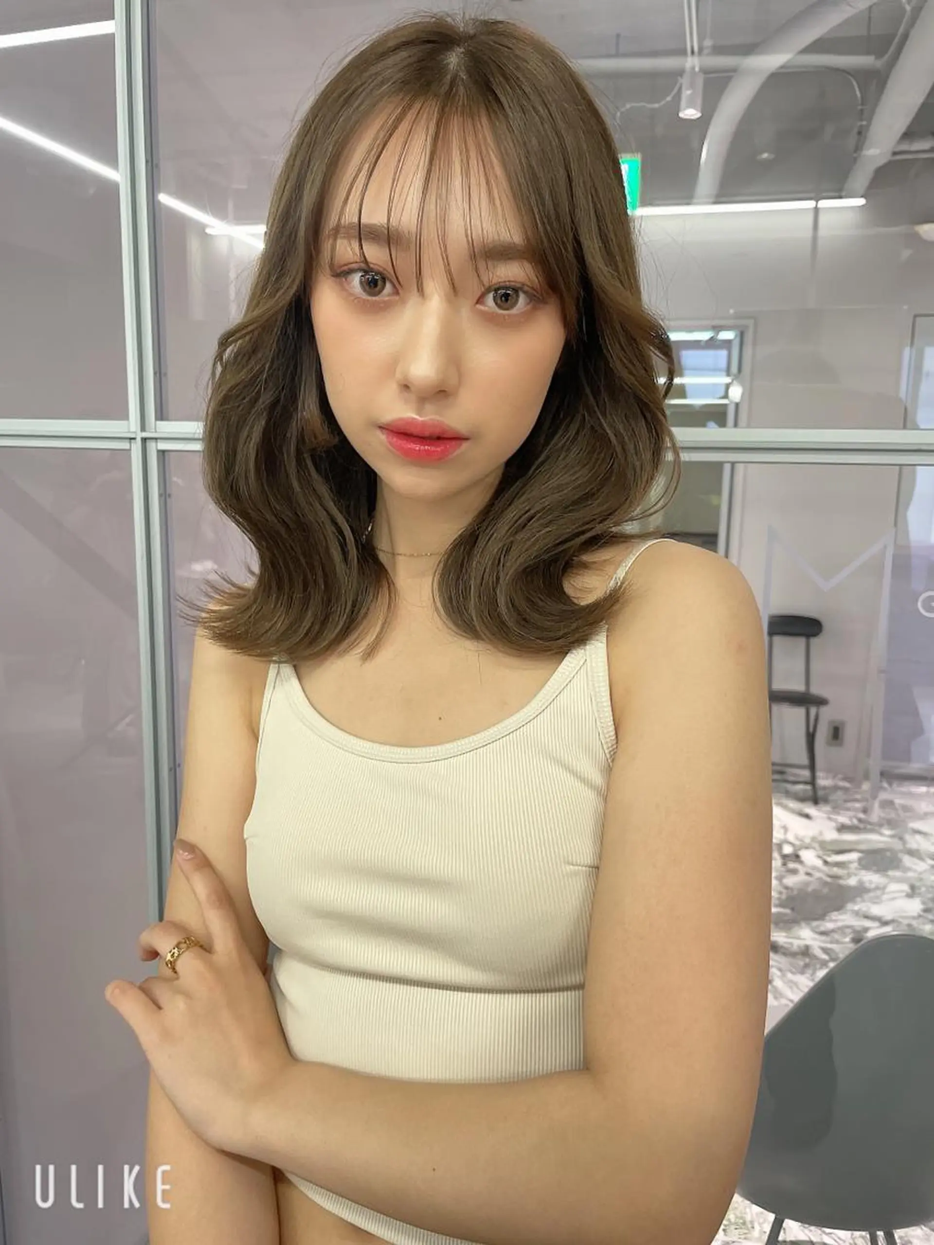 ミディアム ヘアアレンジ 韓国ヘア/髪質改善 TAKAHIROのヘアスタイル