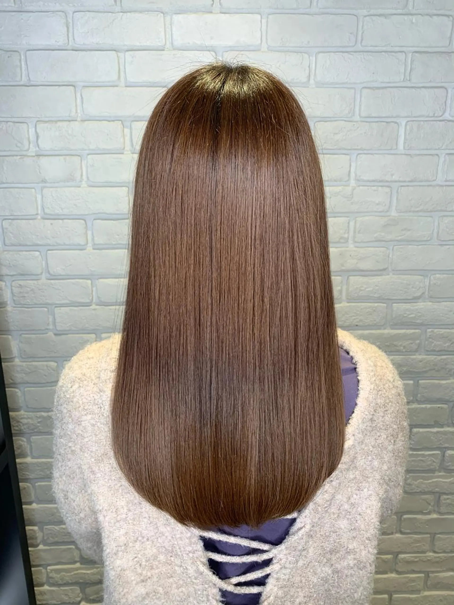 ロング 髪質改善/縮毛矯正 艶カラー/珠聡のヘアスタイル