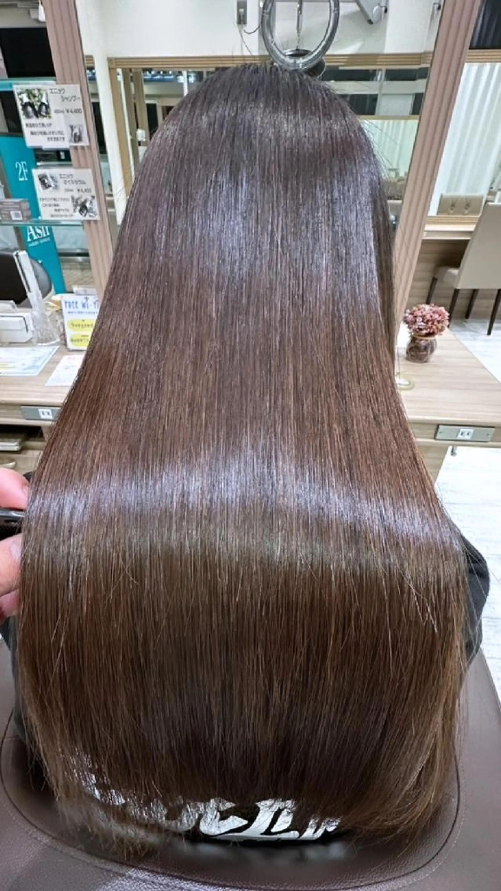 ロング 縮毛矯正 宮本 秀人のヘアスタイル