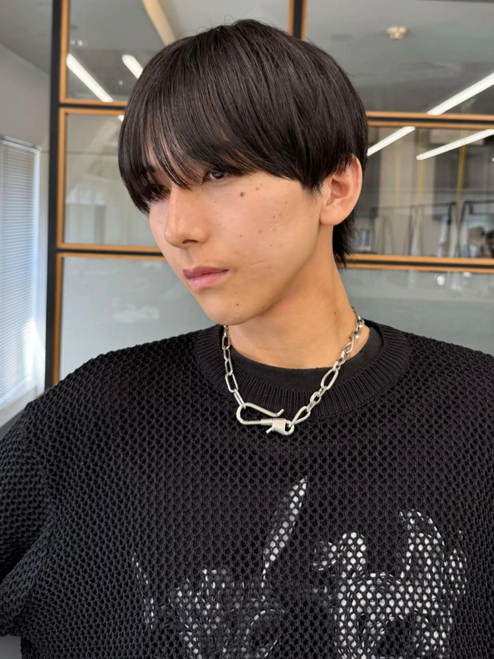 ショート メンズ 髪質改善✴️艶ケア 透明感カラー🫧颯太のヘアスタイル