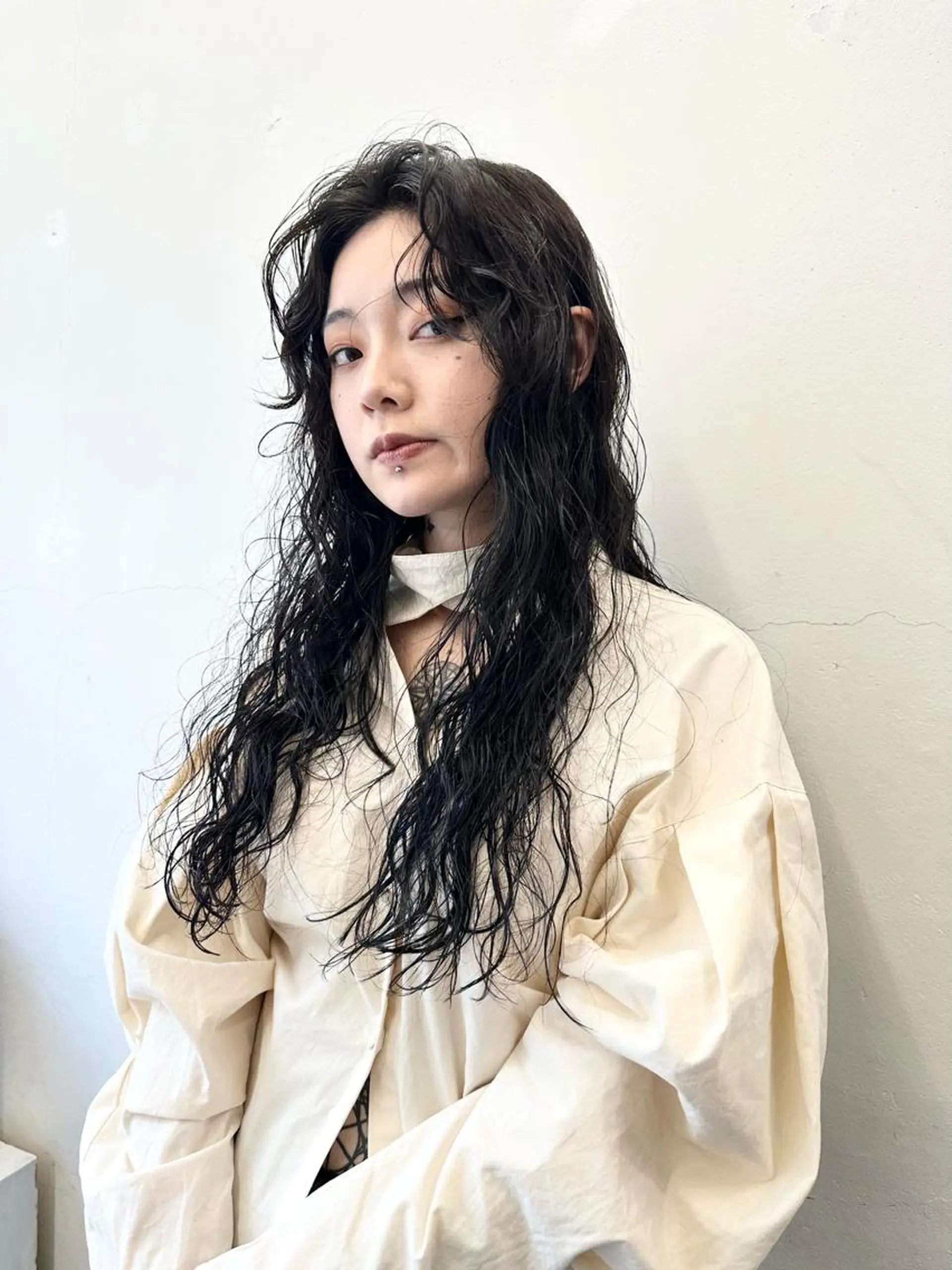 ロング カラー パーマ カット パーマ レイヤーカット/艶髪 ✨💭KIRARIのヘアスタイル