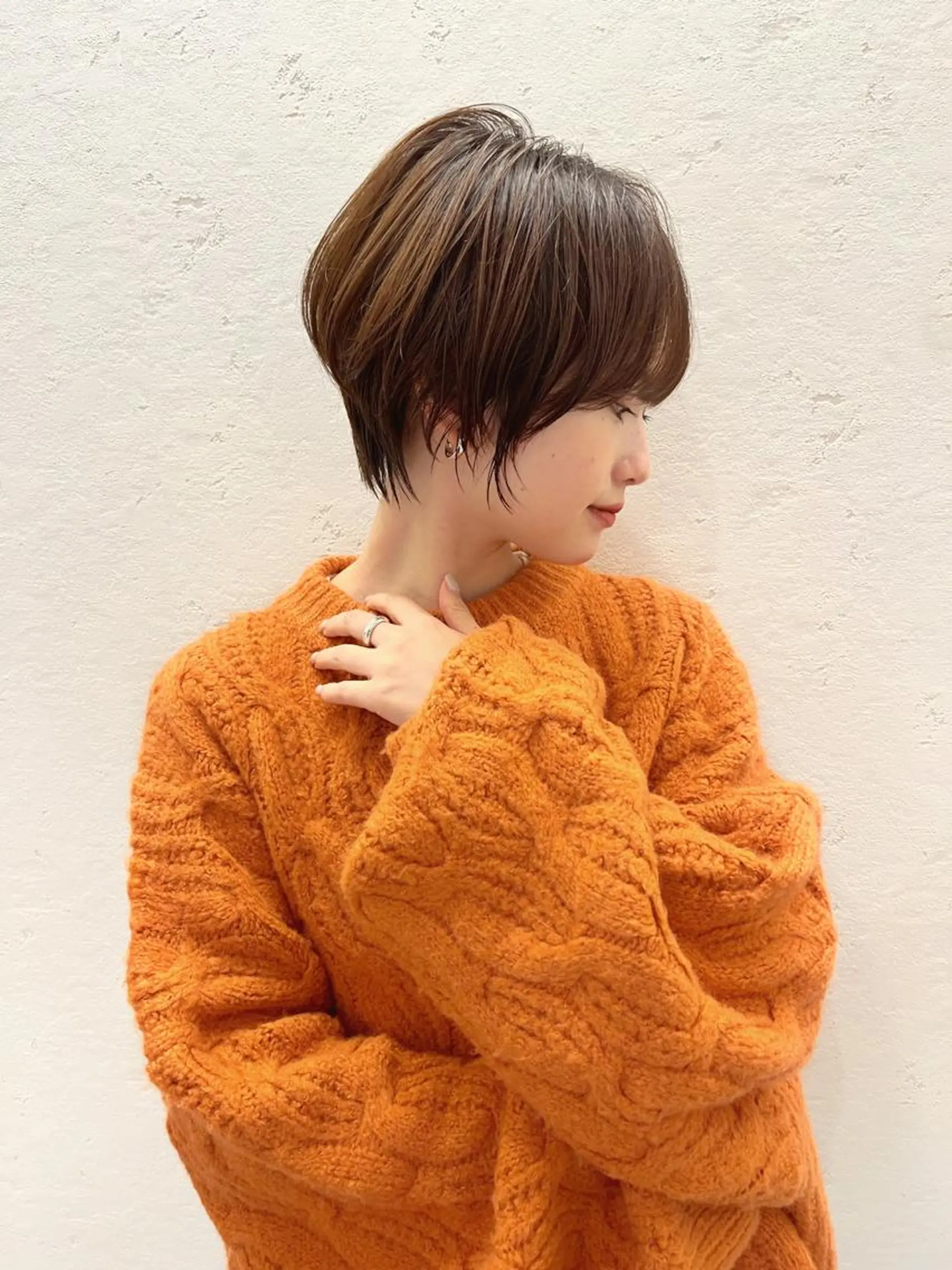 ショート カラー ショートボブ 丸みショート ボブ くびれヘア 髪質改善 BLENDby happiness所属・KAORU/絹髪 /髪質改善/奈良のヘアスタイル