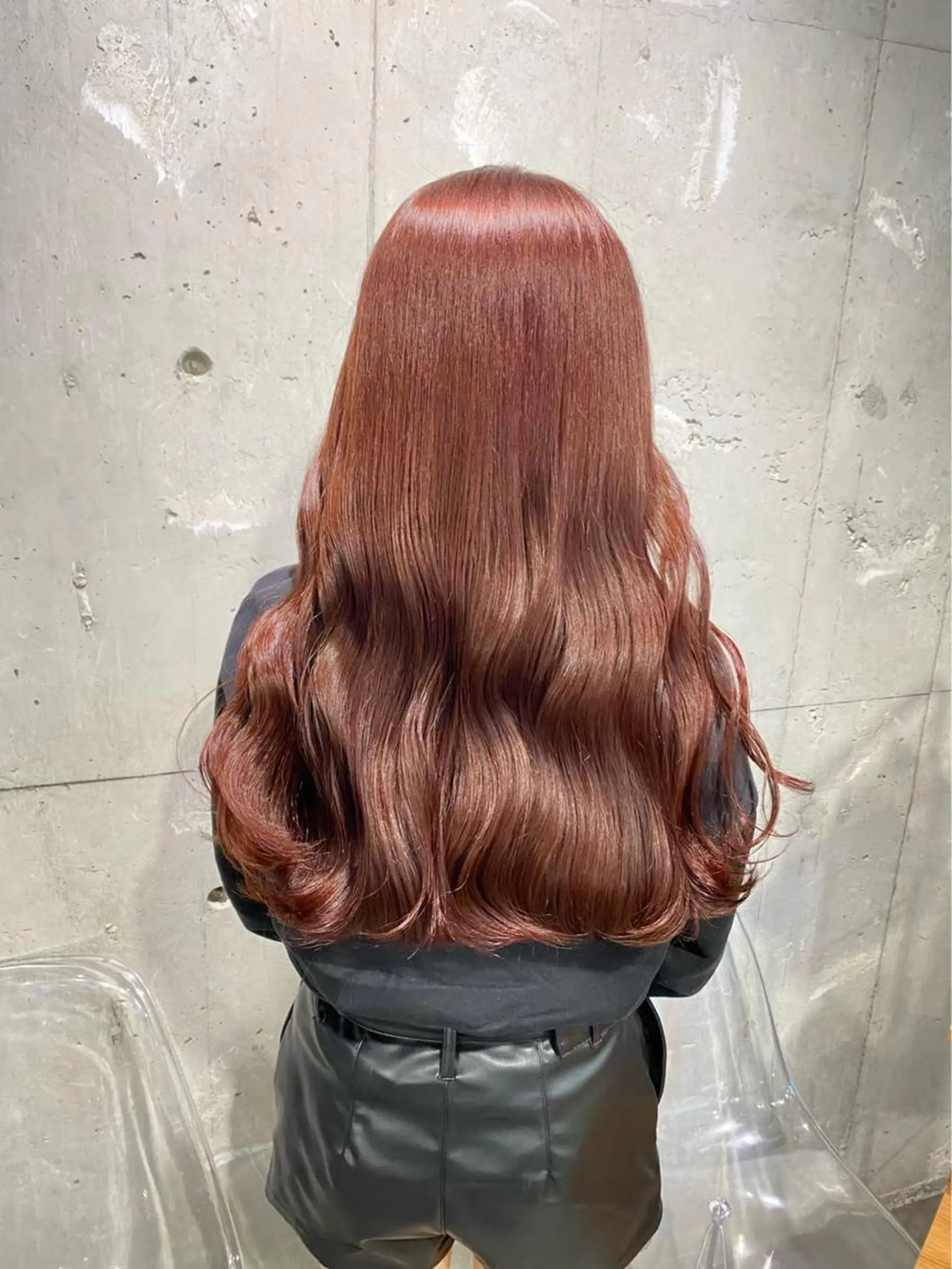 ロング カット ヘアカラー トリートメント ヘアセット 艶カラー の達人のヘアスタイル