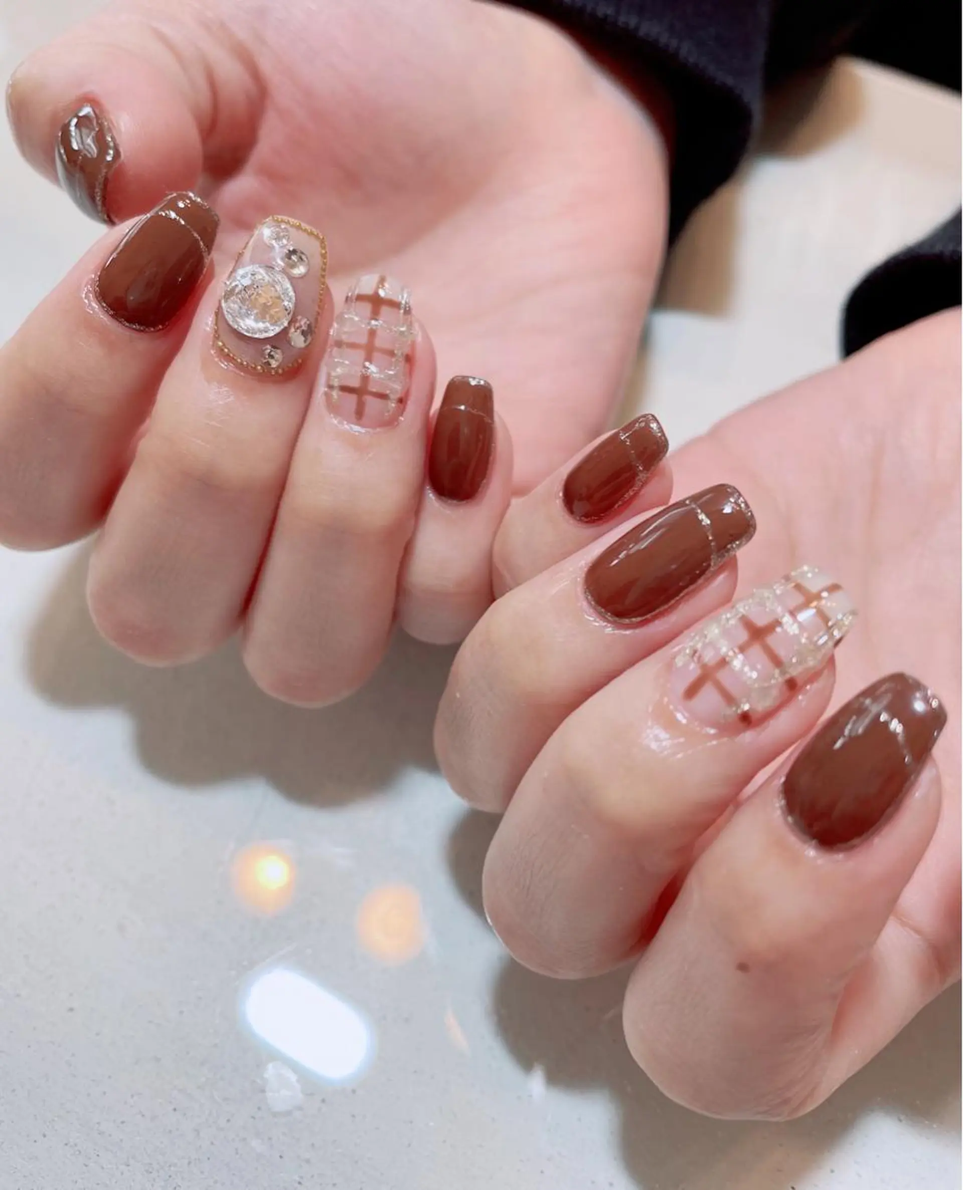 ネイル ジェルネイル マットネイル ミラーネイル ニュアンスネイル オフィスネイル ハンドネイル nail salon ラピスラズリのネイルデザイン