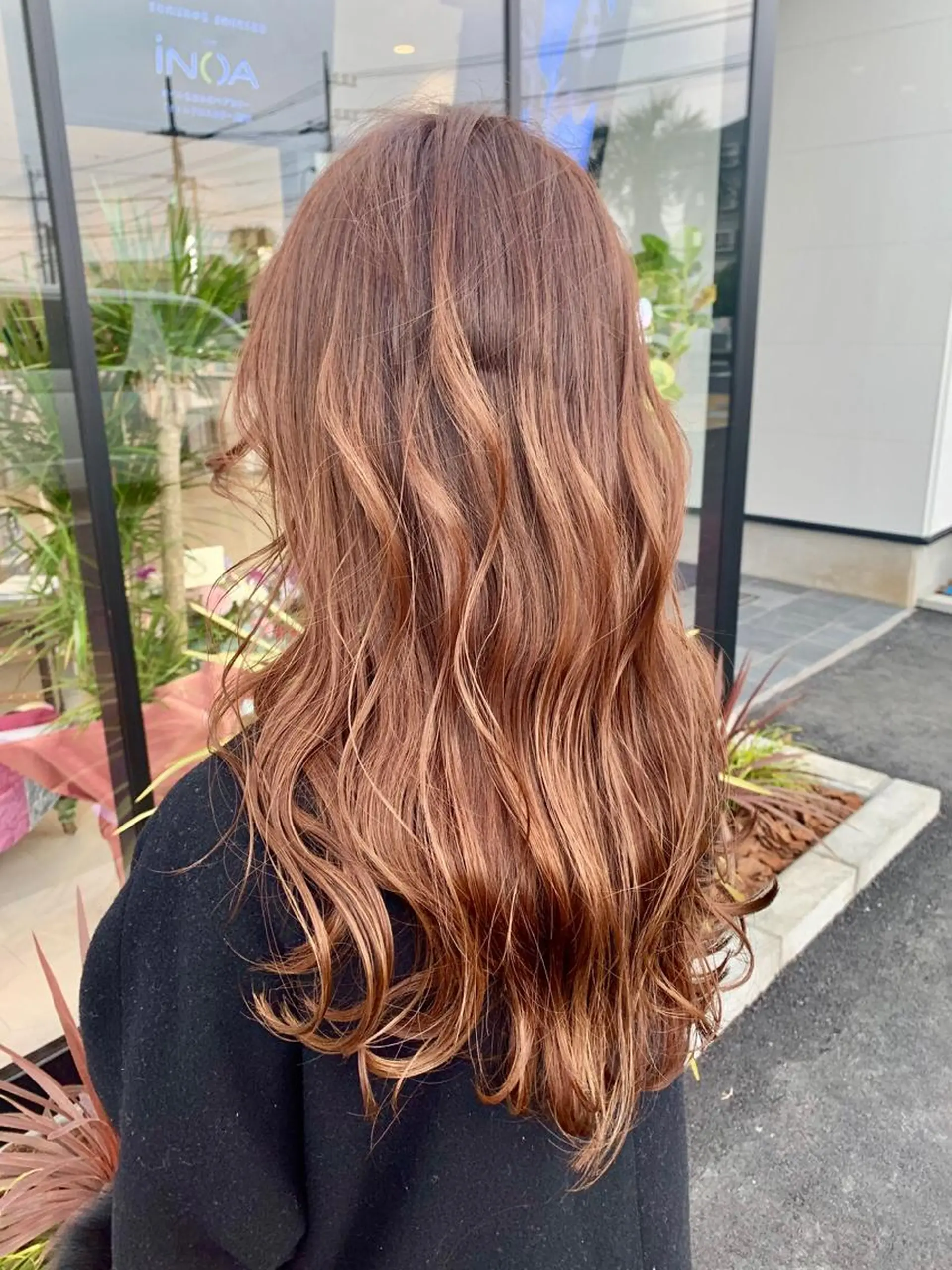 ロング カット ヘアカラー slow所属・名取 純平のヘアスタイル