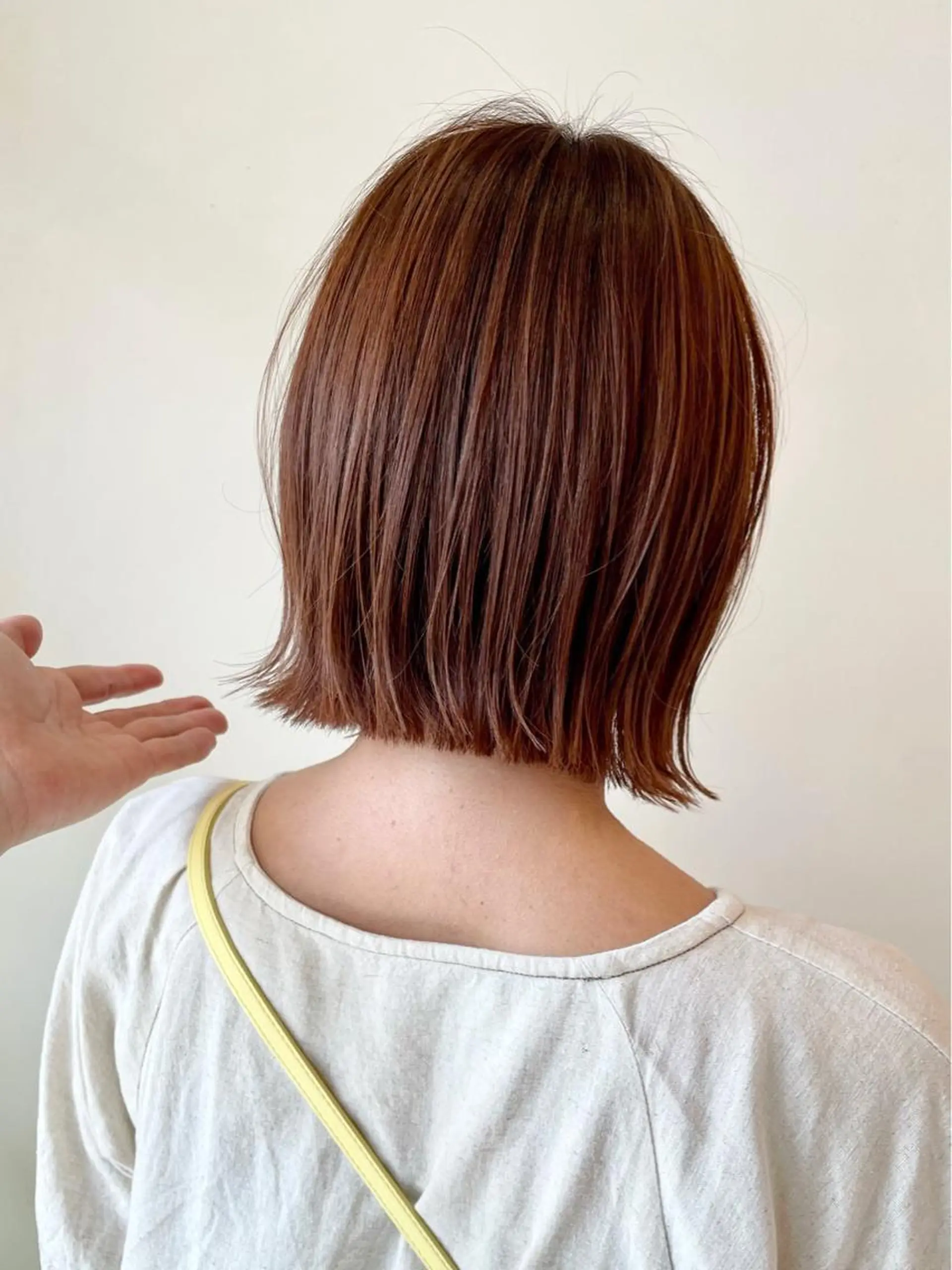 ミディアム ボブ 外ハネヘア NOA所属・NEW OPEN✂︎ スタイリスト 林風香のヘアスタイル