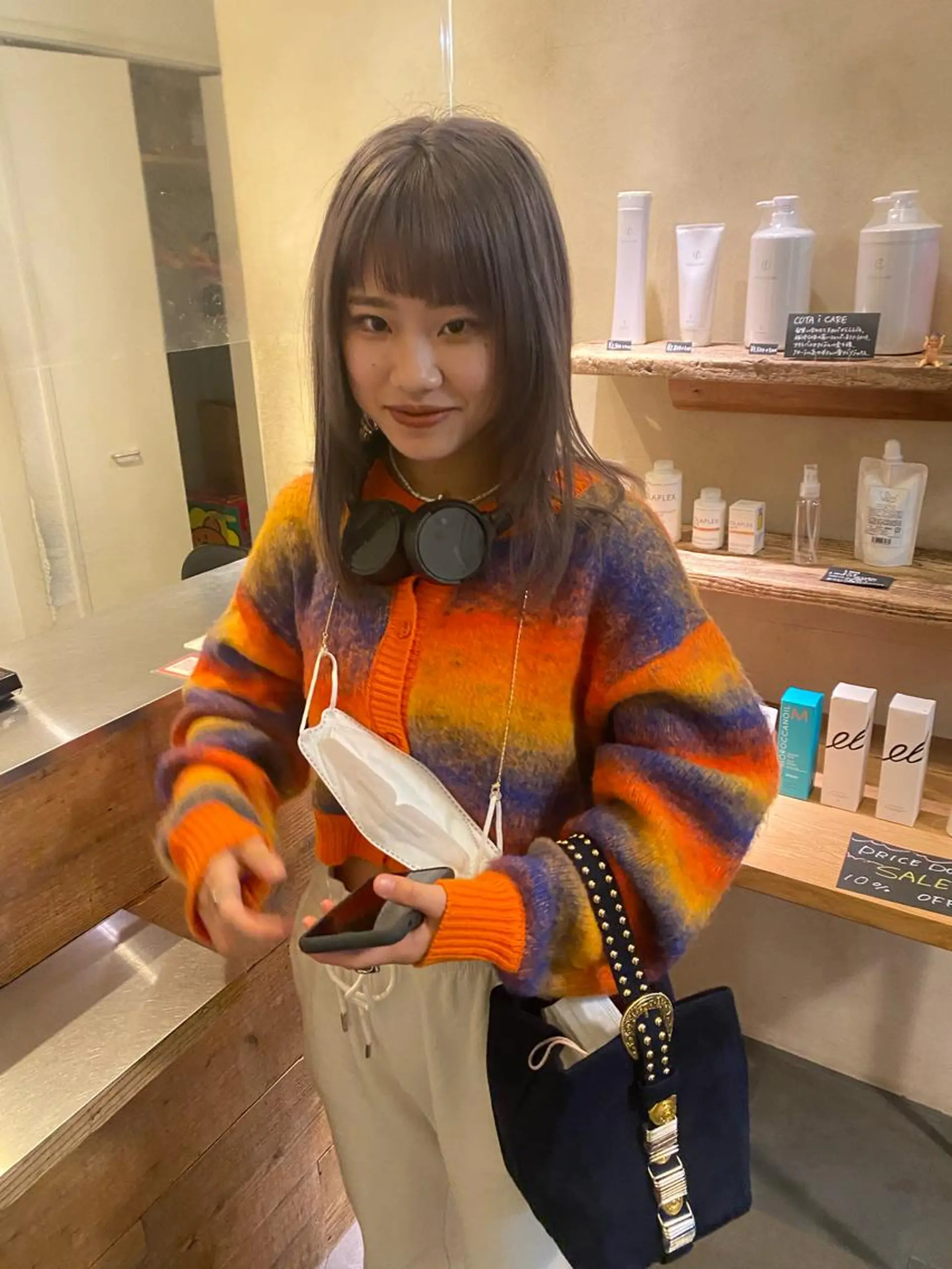 セミロング deco所属・無料カットモデル 丸川英心のヘアスタイル