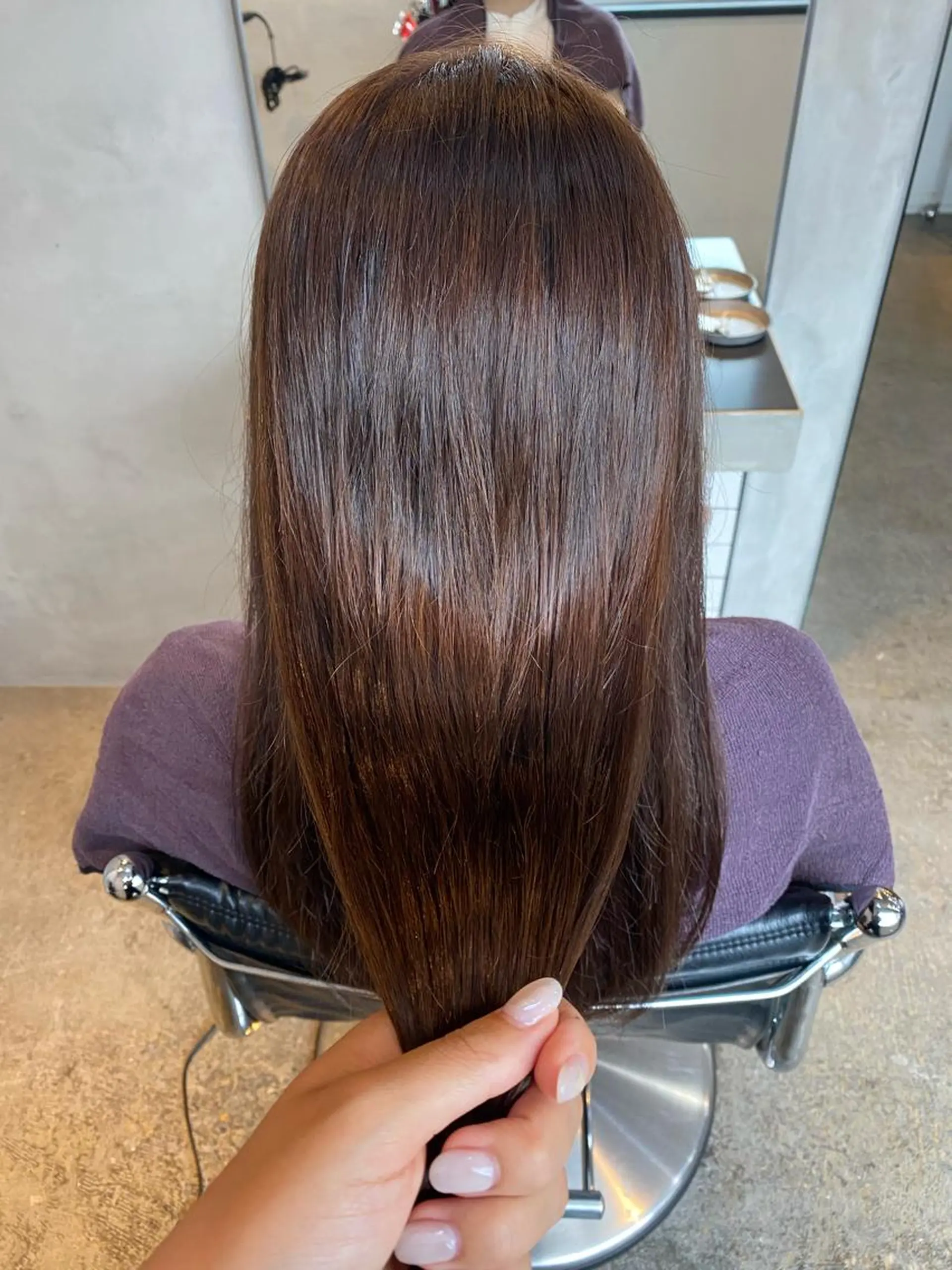 セミロング stylist/蛯谷 珠里のヘアスタイル